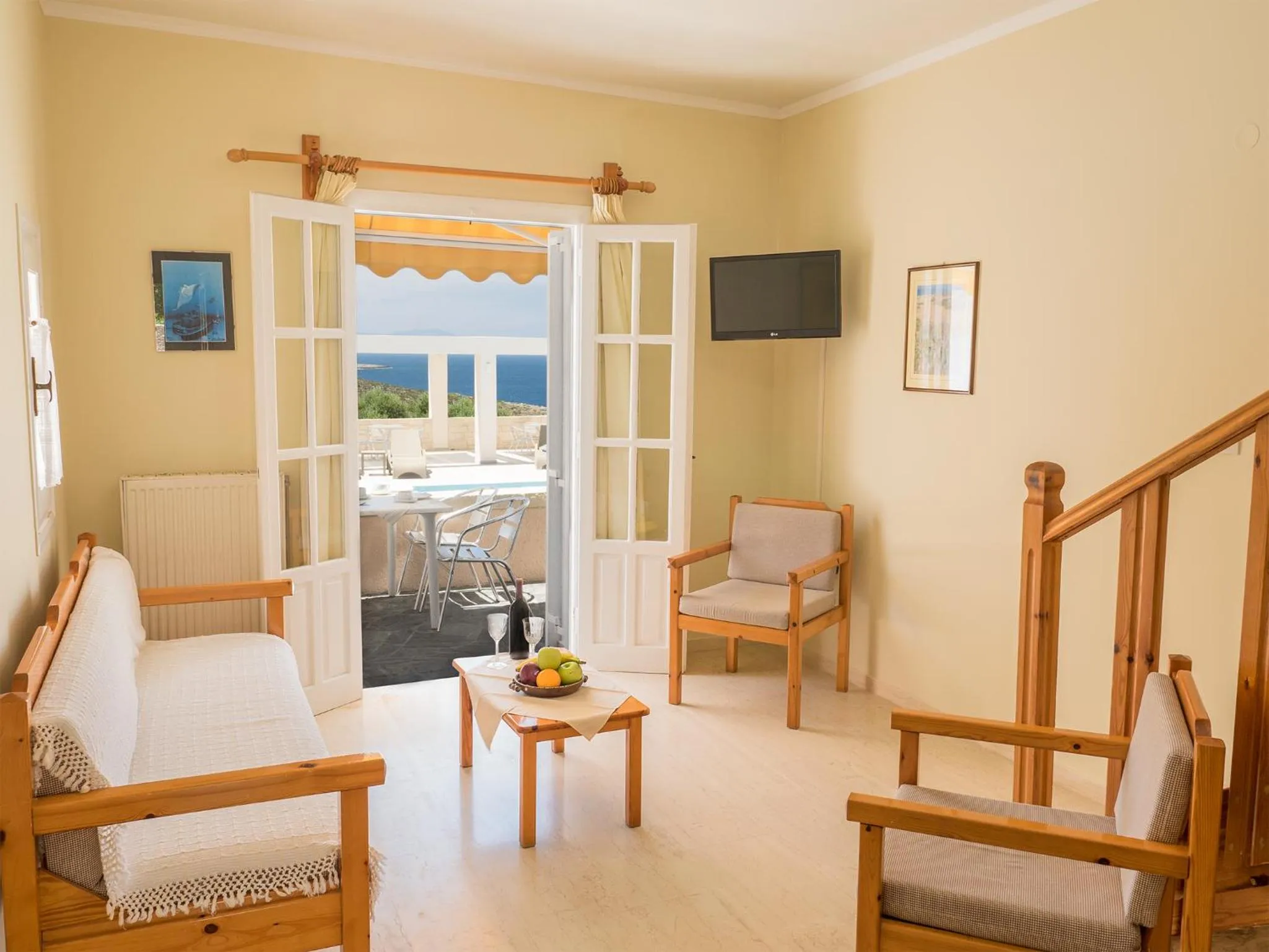 Seating area in Villa Alexander