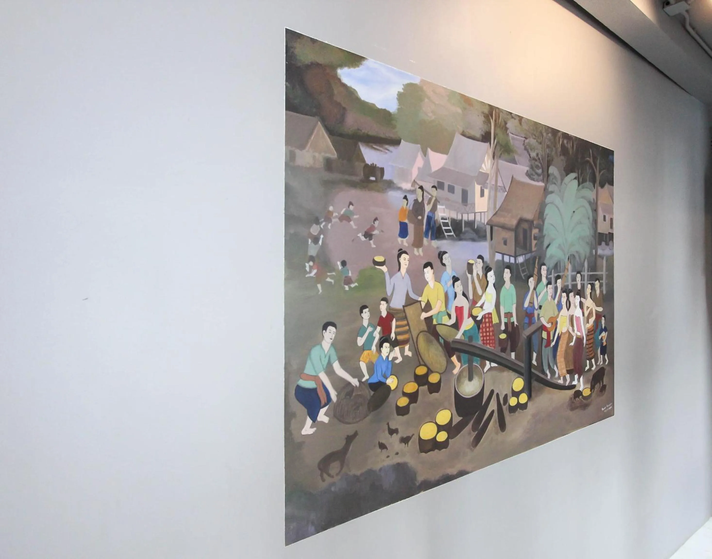 Decorative detail in ThongLor Travellers Hostel and Cafe