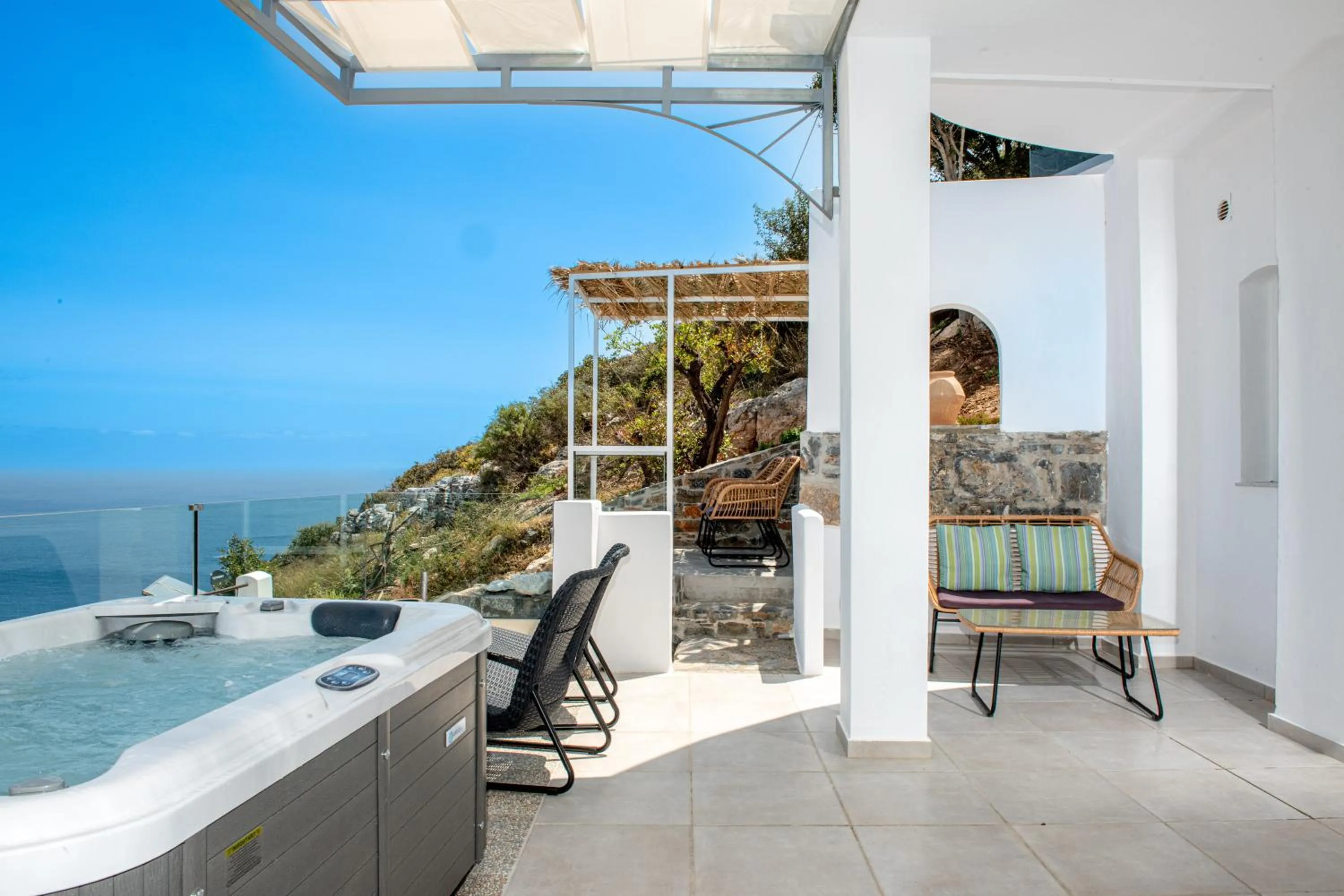 Balcony/Terrace in Adrakos Apartments (Adults Only)