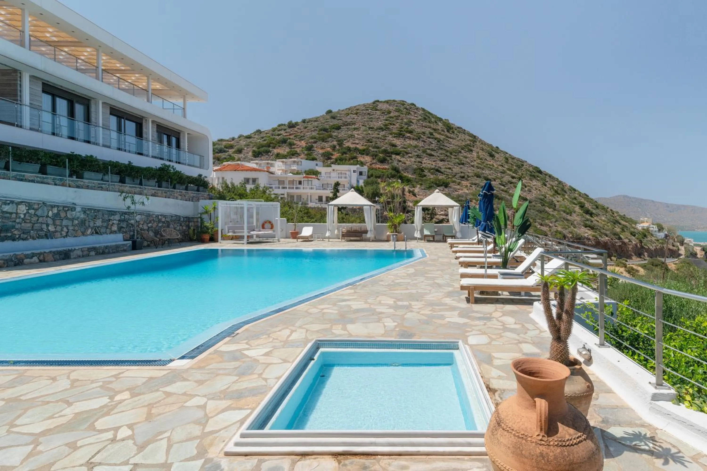 Mountain view in Adrakos Apartments (Adults Only)