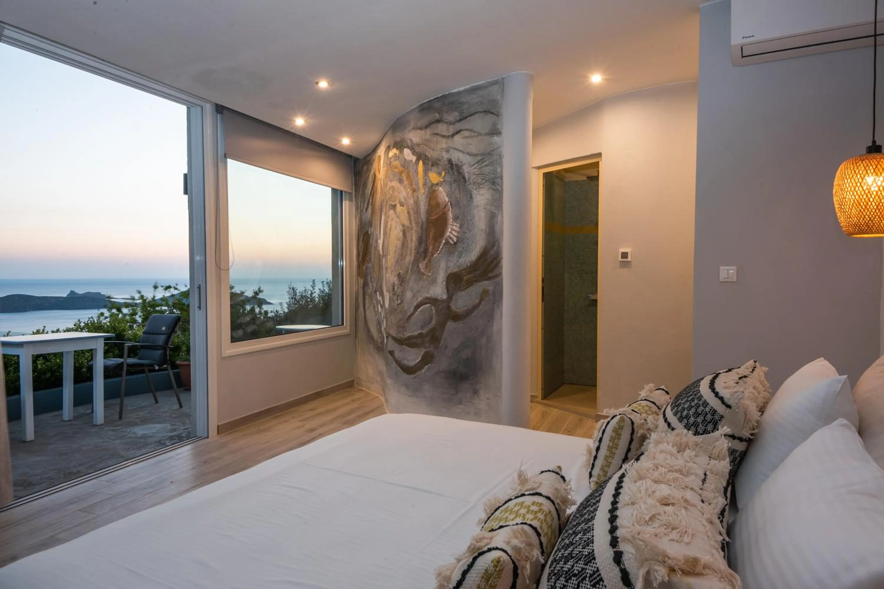 Sea view, Bed in Adrakos Apartments (Adults Only)