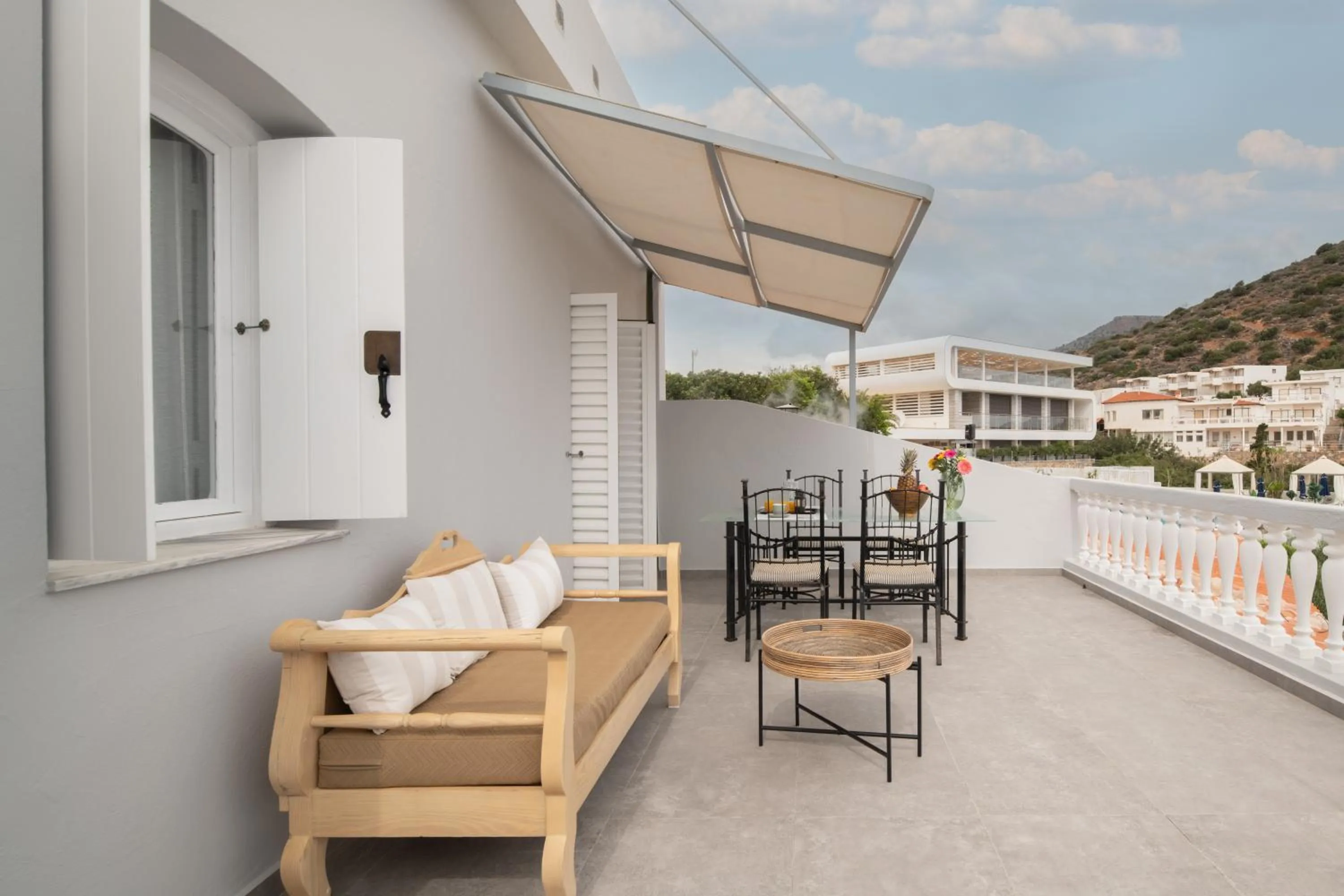 Balcony/Terrace in Adrakos Apartments (Adults Only)