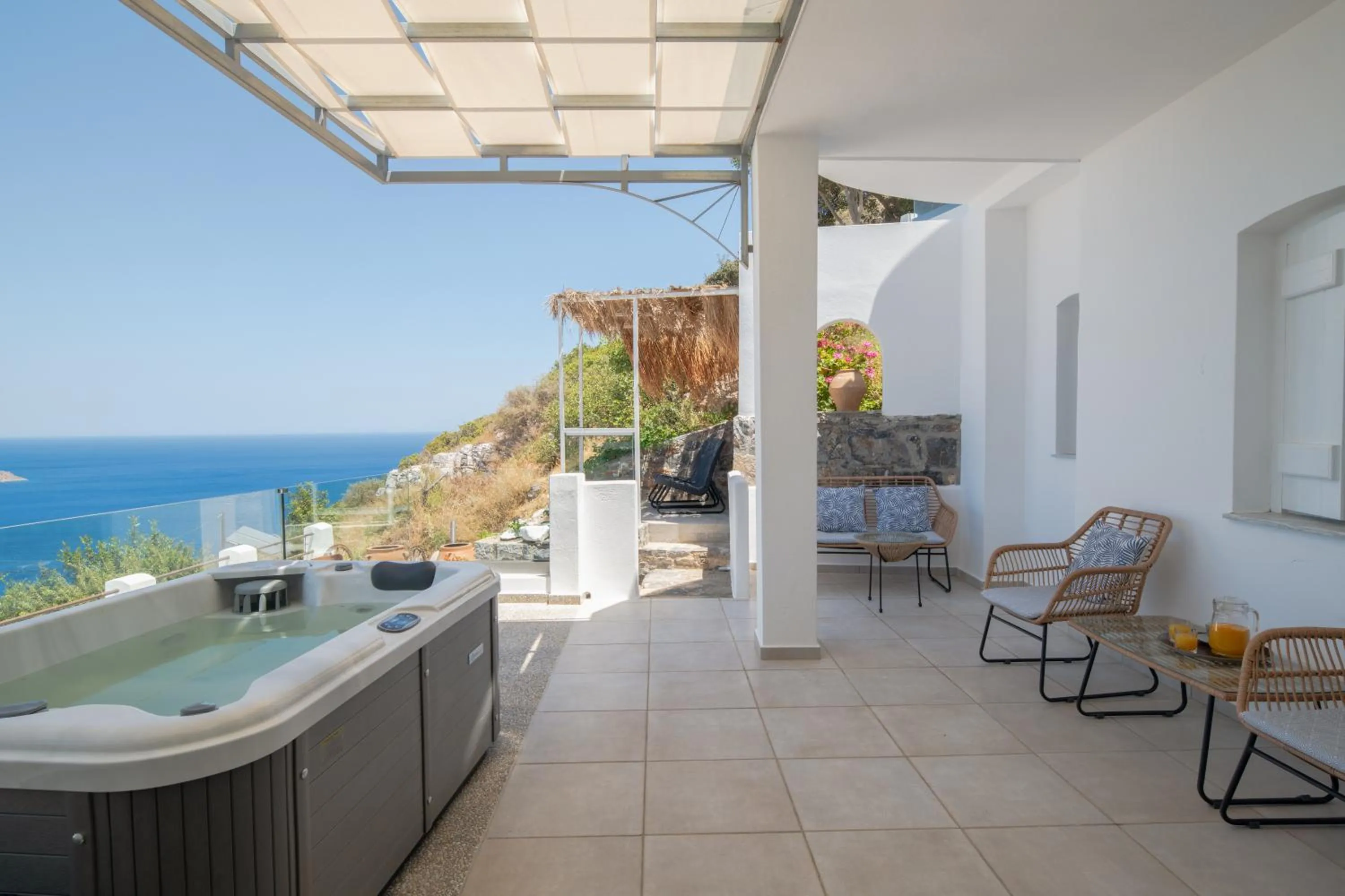 Sea view in Adrakos Apartments (Adults Only)