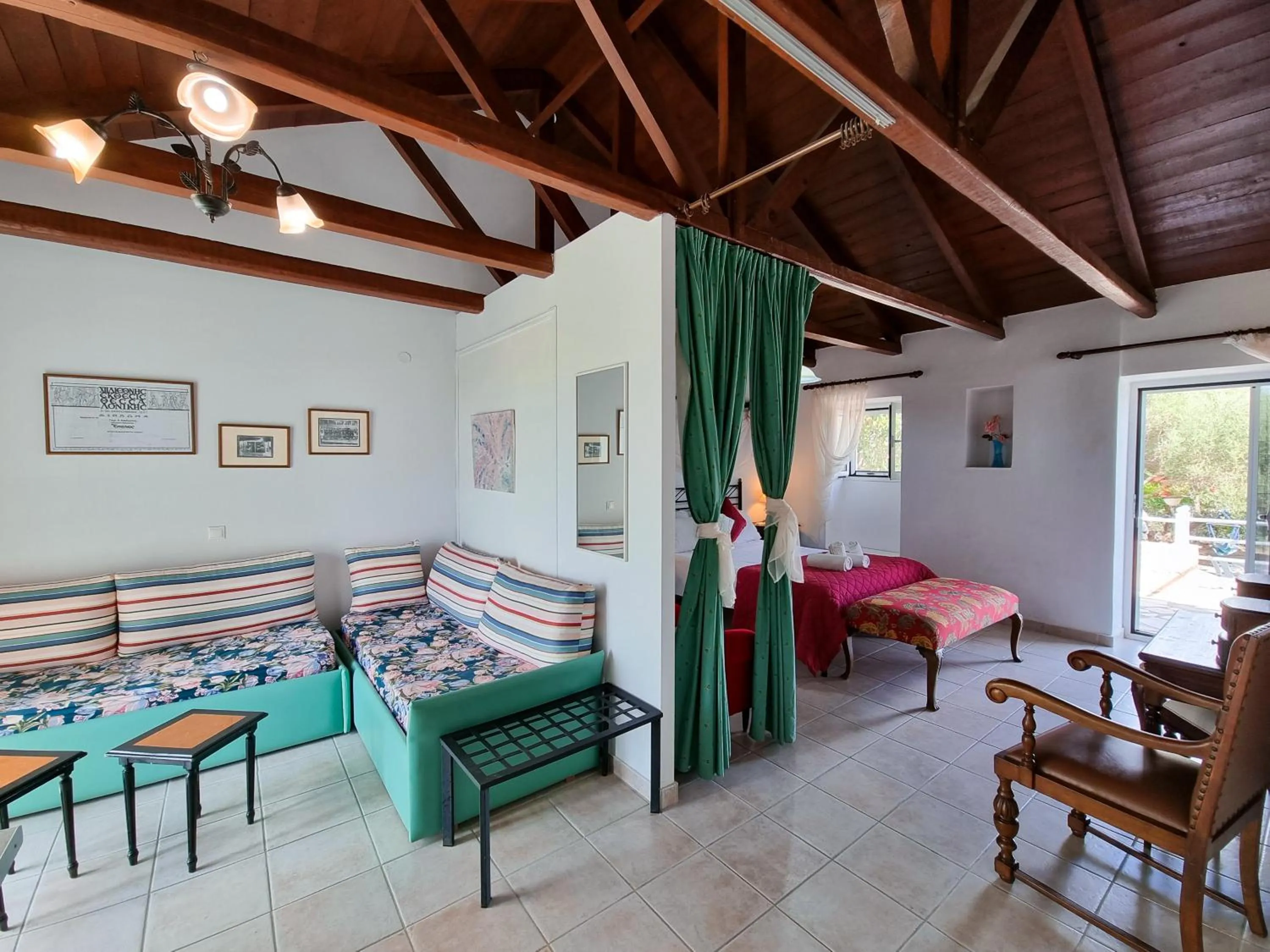 Seating area in Forestata Village