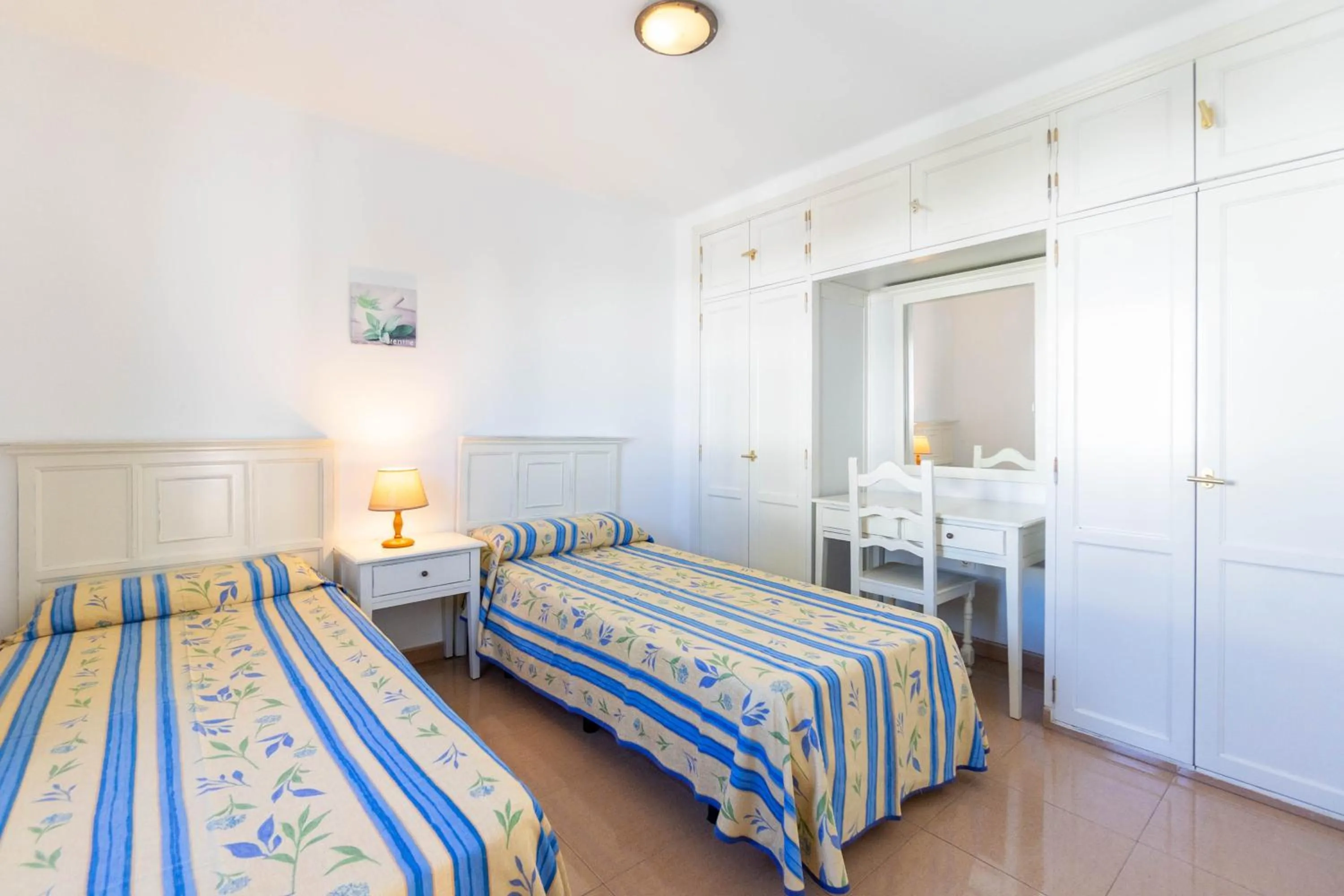 Bed in Apartamentos Flamingo