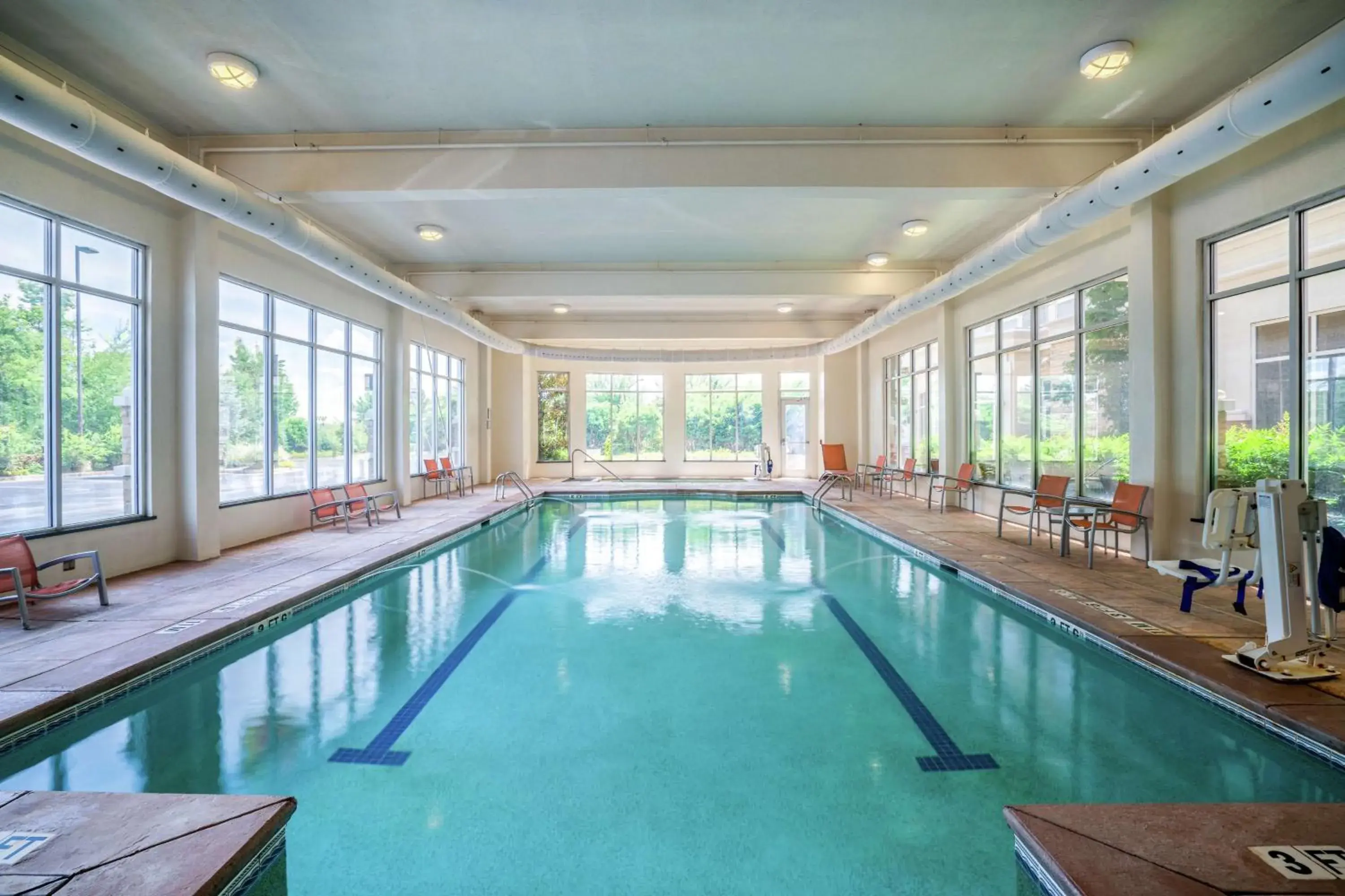 Pool view in Hilton Garden Inn Dalton Pool view in Hilton Garden Inn Dalton