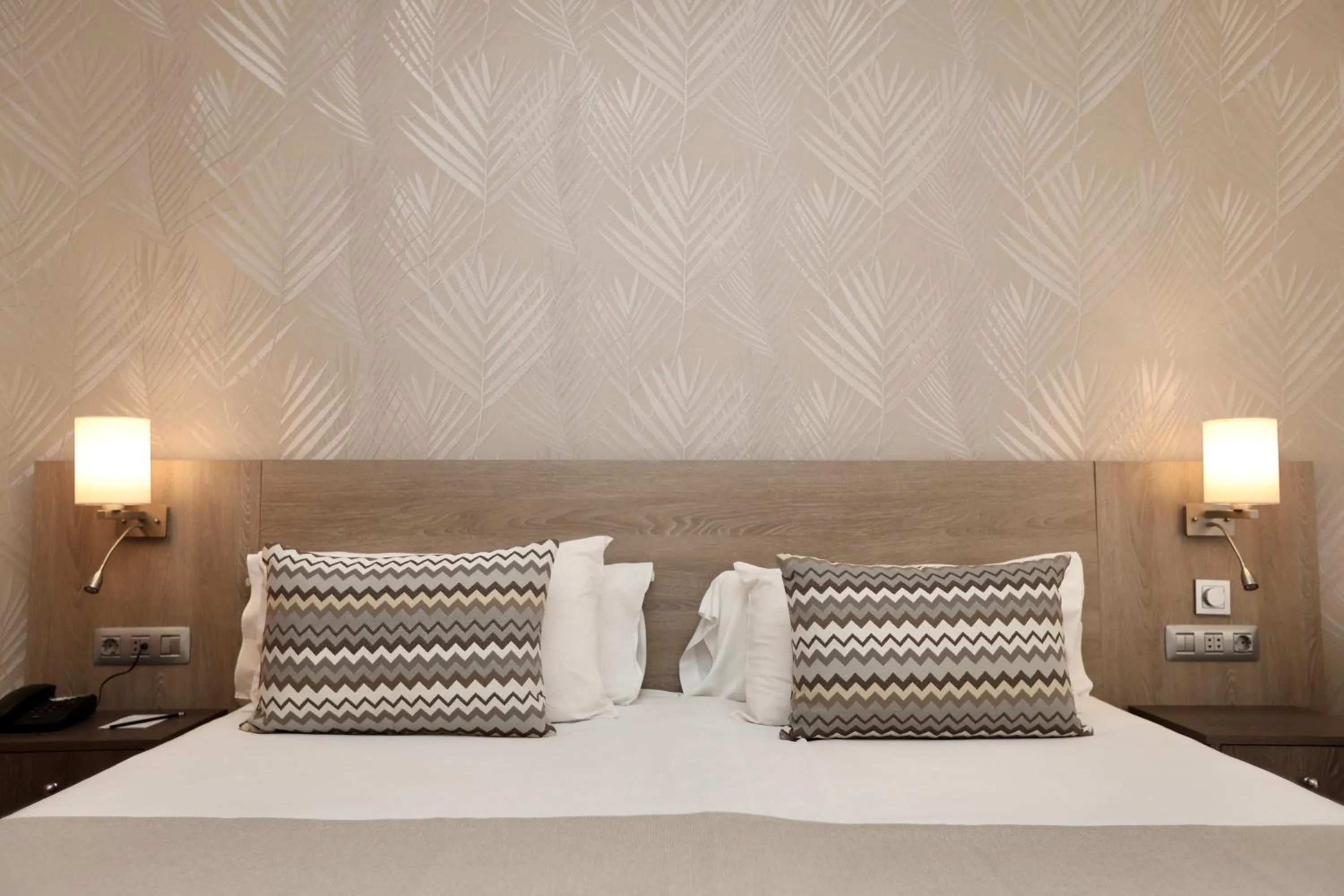 Bed in Hotel Puerto Palace