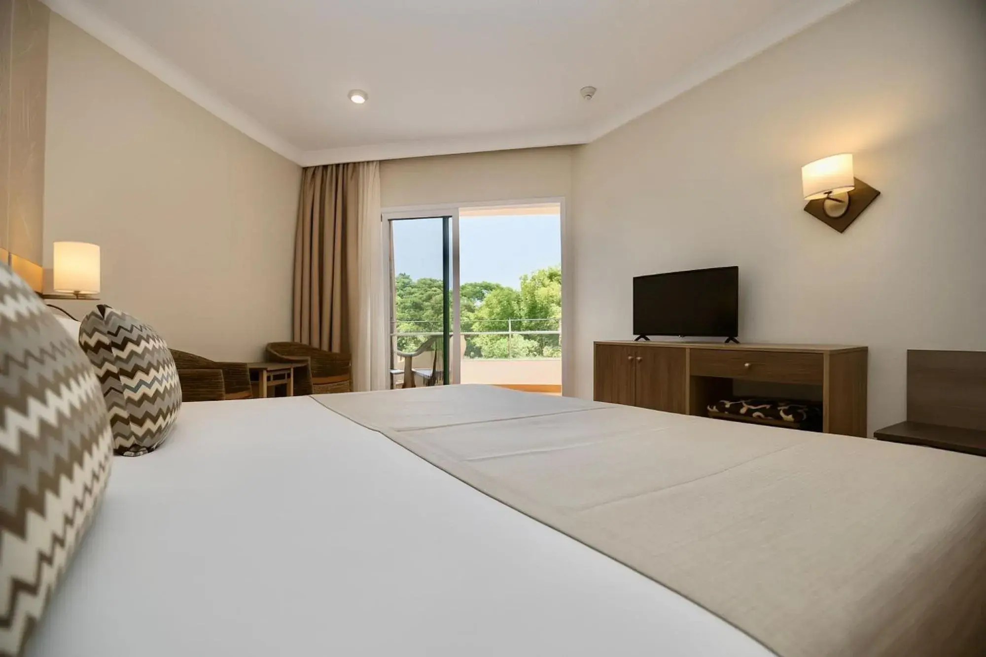 Bed in Hotel Puerto Palace Bed in Hotel Puerto Palace