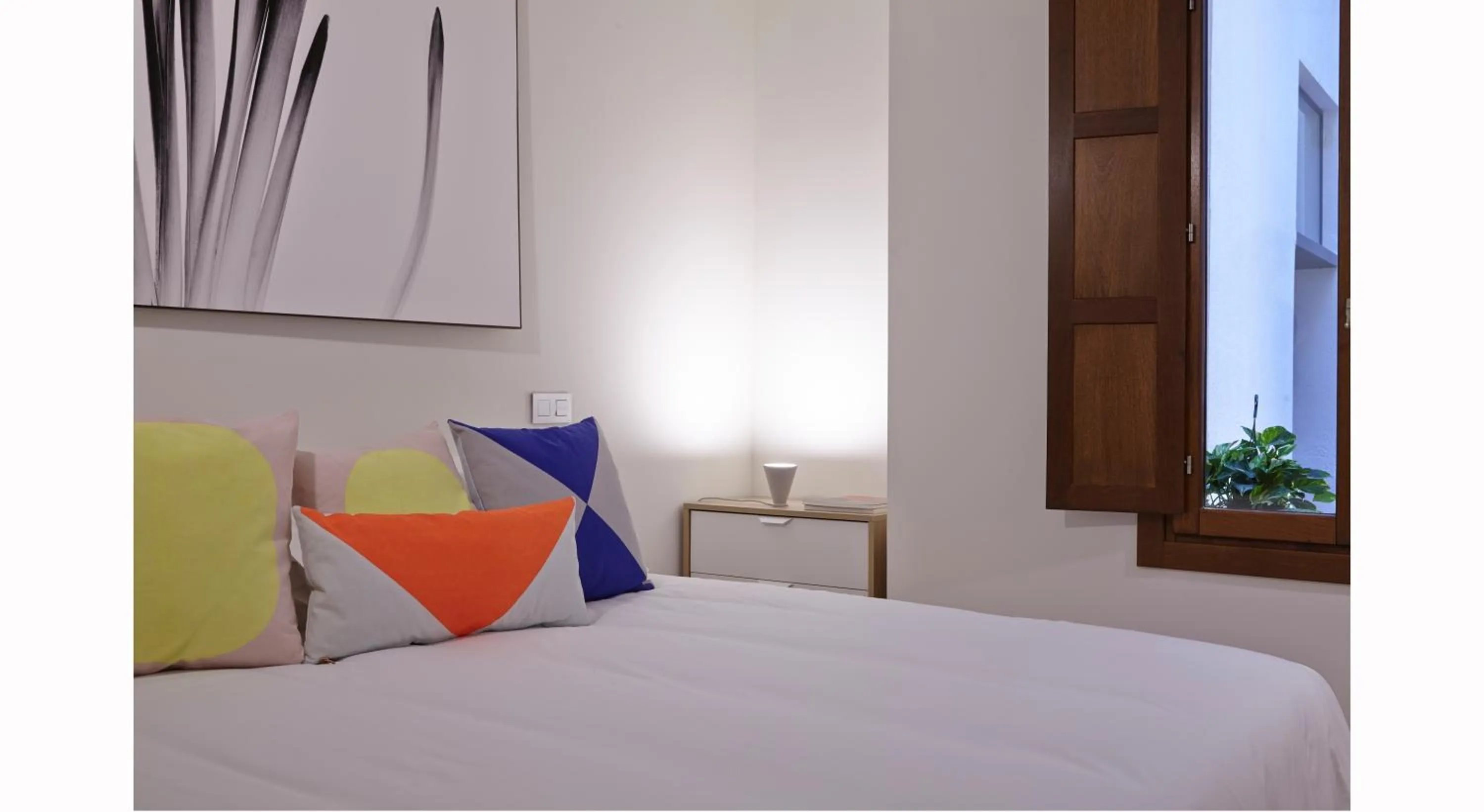 Bedroom, Bed in 60 Balconies Design