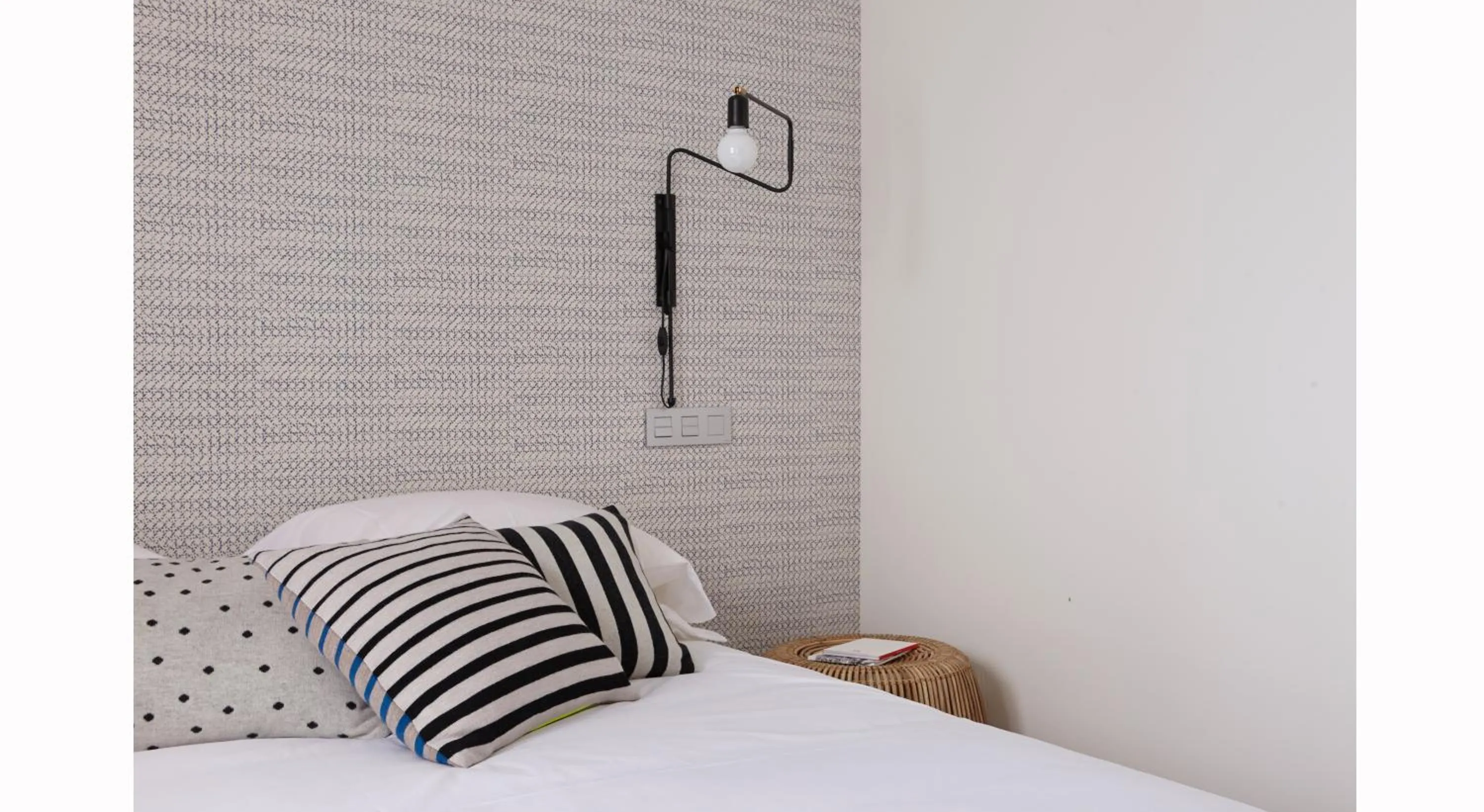 Bedroom, Bed in 60 Balconies Design