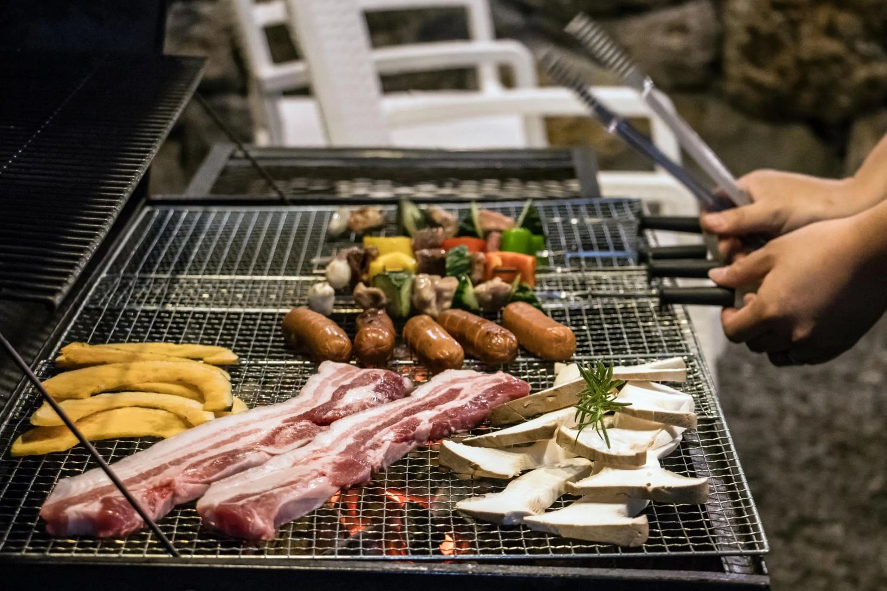 BBQ facilities in Sun and Moon Resort