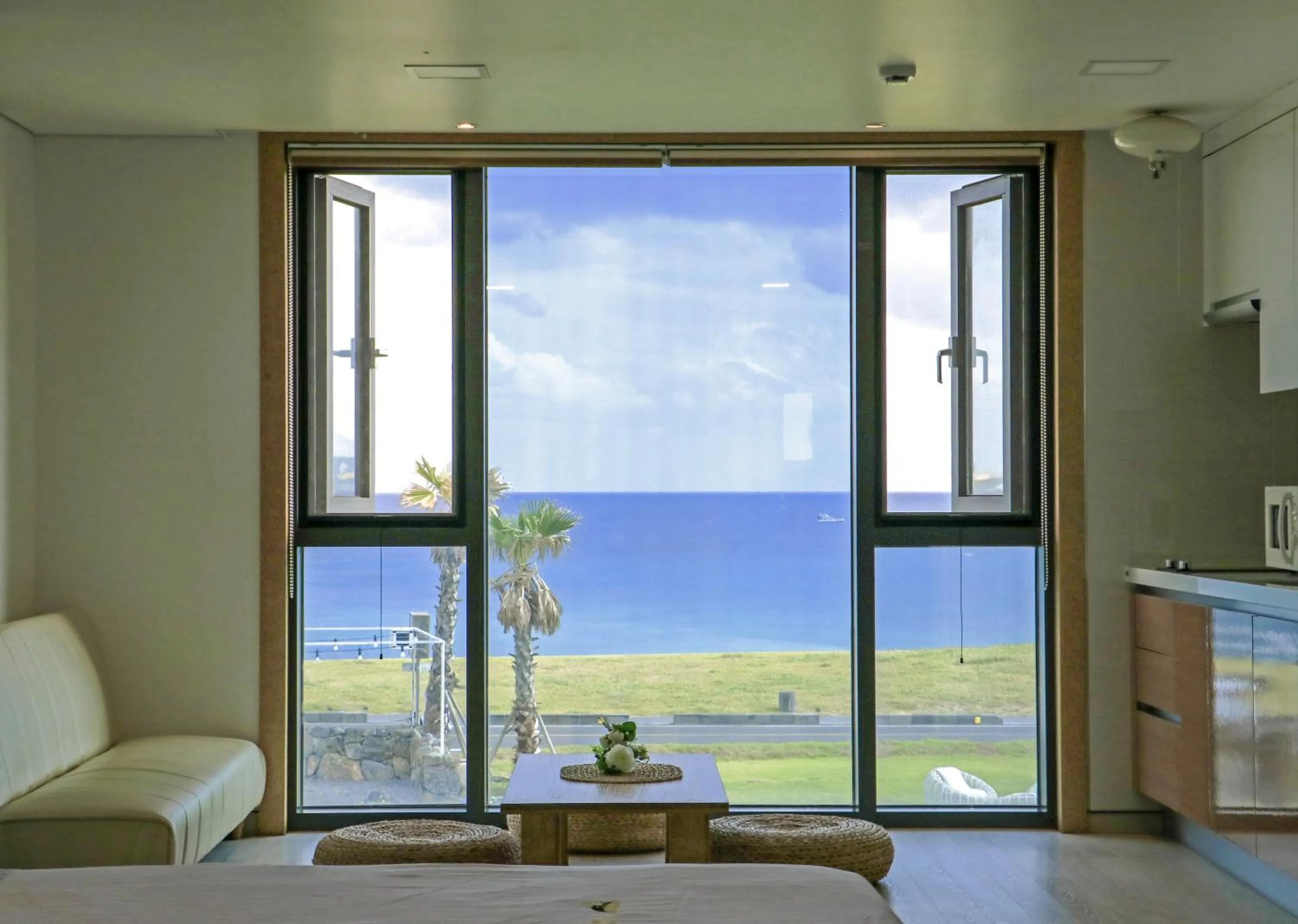 Kitchen or kitchenette in Sun and Moon Resort