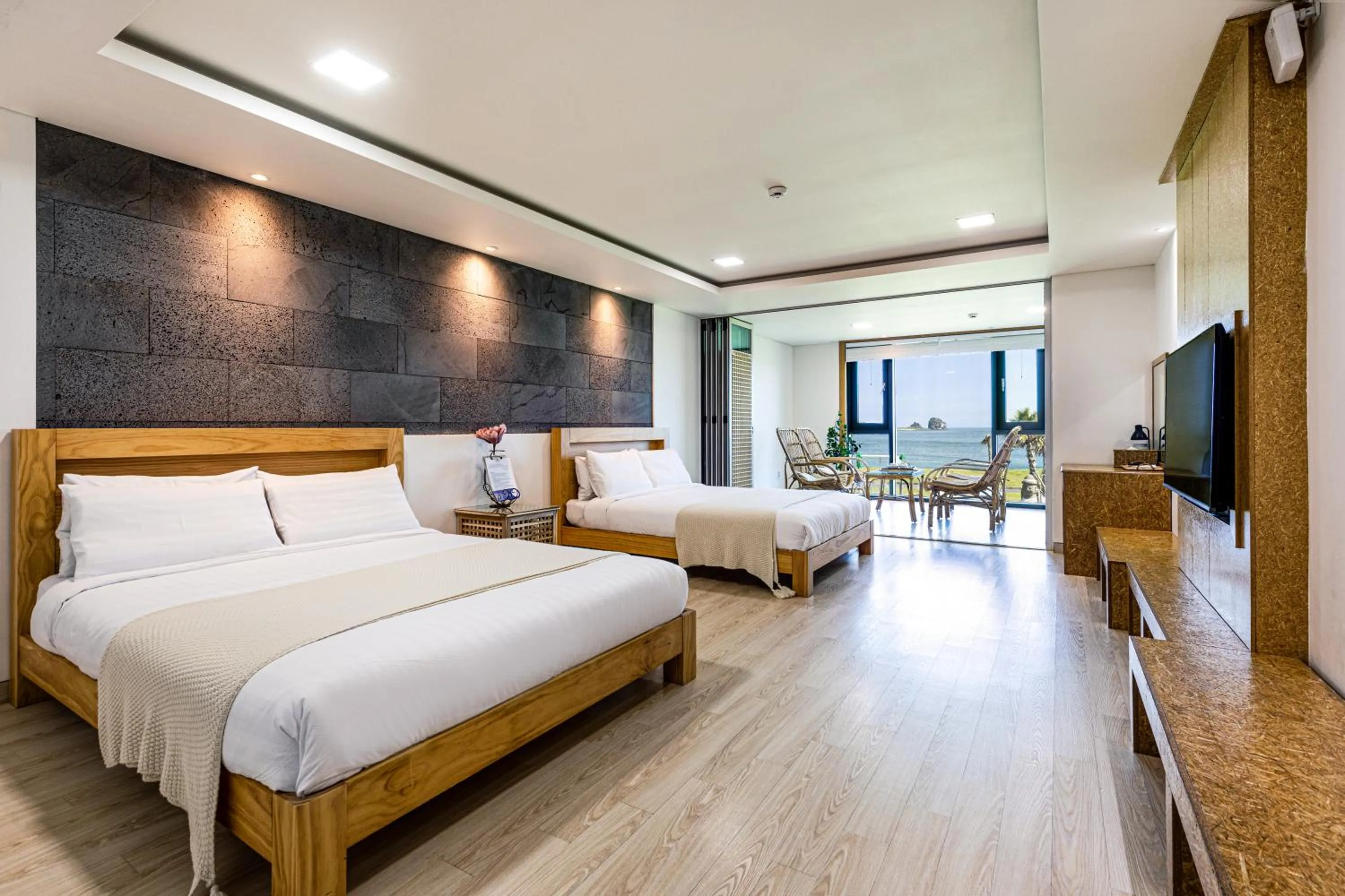 Bed in Sun and Moon Resort