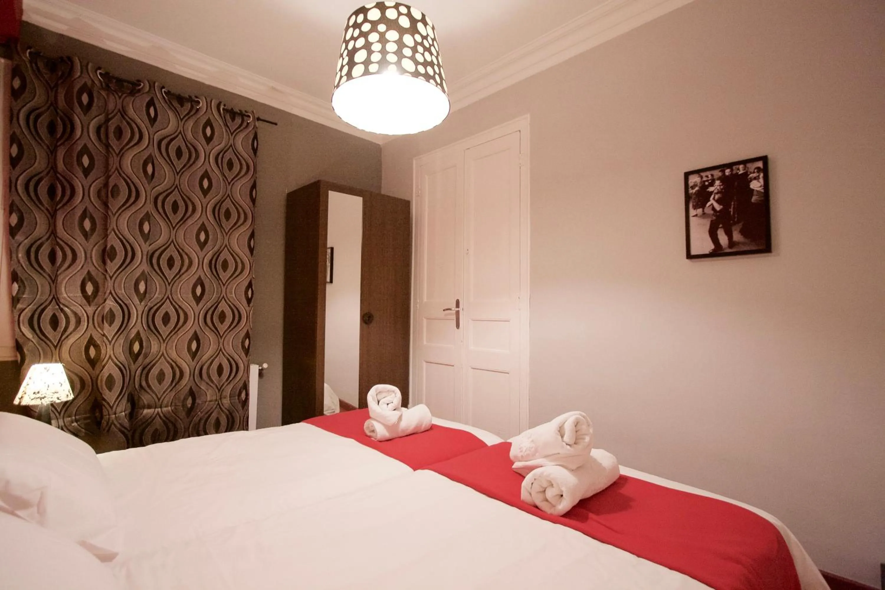 Bedroom, Bed in Charm Rambla Catalunya