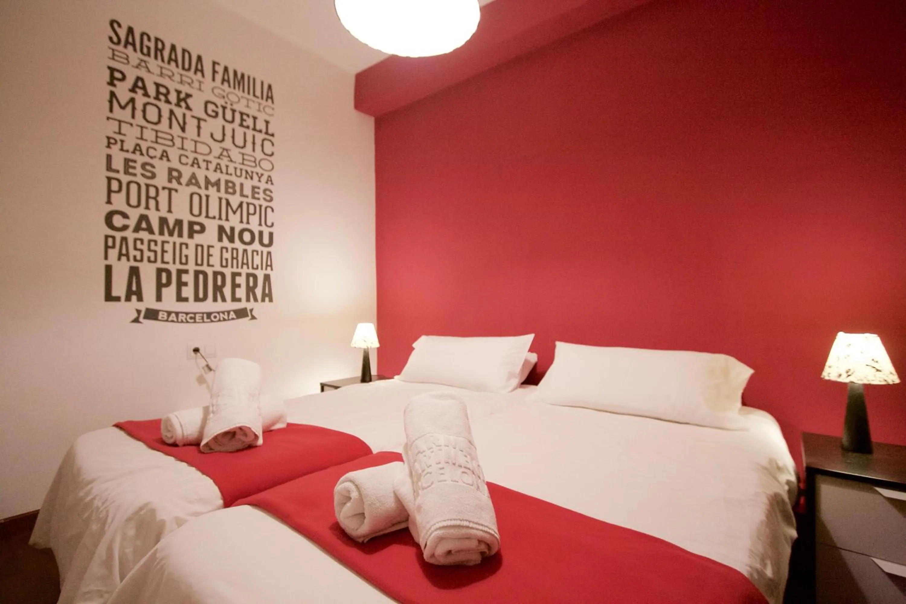 Bedroom, Bed in Charm Rambla Catalunya