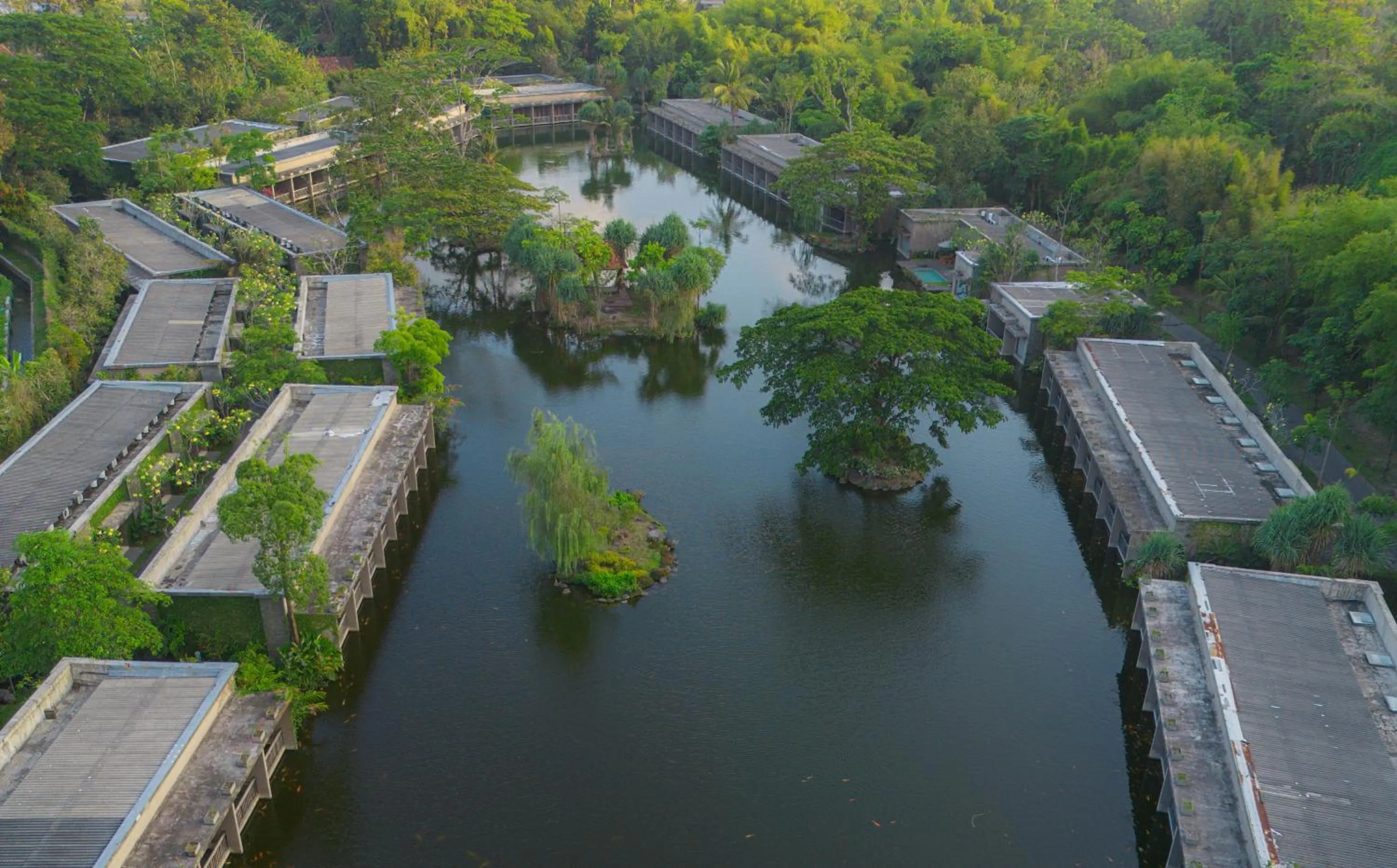 Lake view in The Westlake Hotel & Resort Yogyakarta
