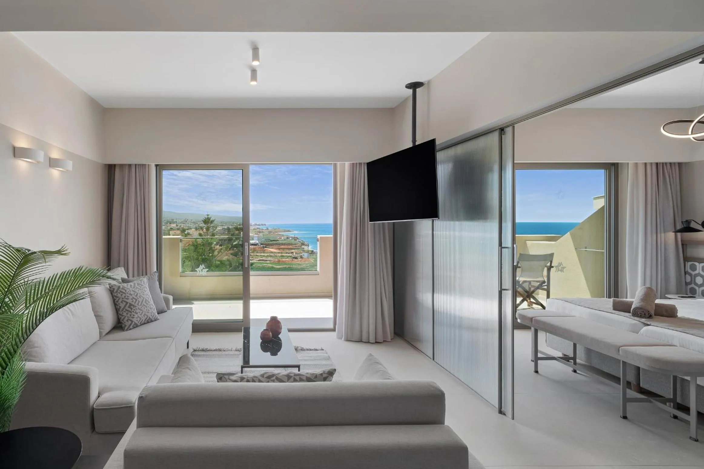 TV and multimedia, Bed in Creta Star Hotel - Adults Only