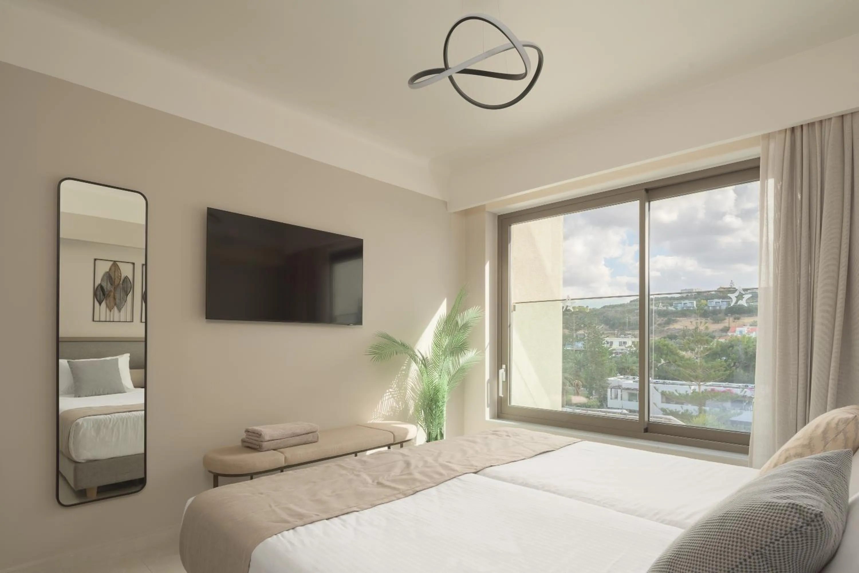 Bedroom, Bed in Creta Star Hotel - Adults Only