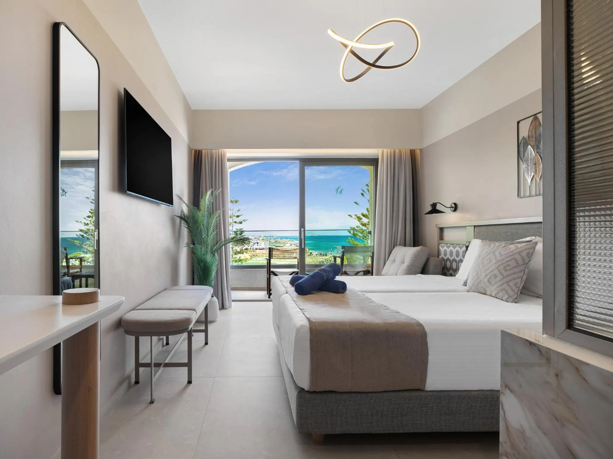 Photo of the whole room, Bed in Creta Star Hotel - Adults Only