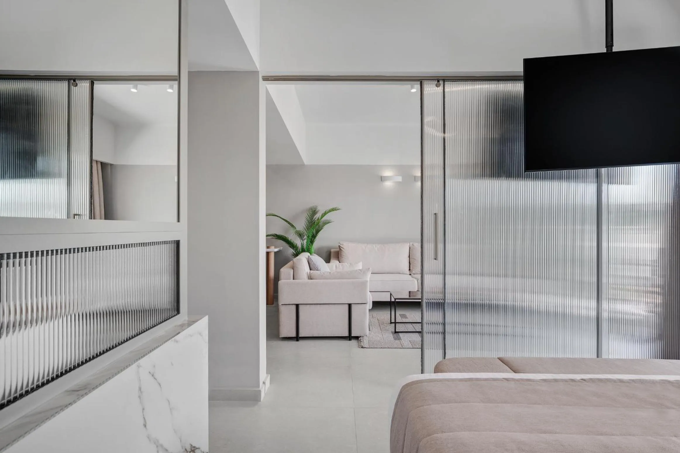 TV and multimedia, Bed in Creta Star Hotel - Adults Only