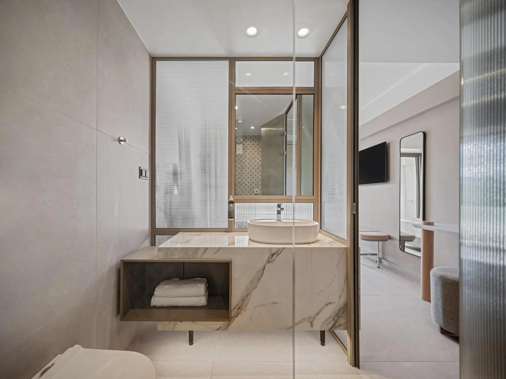 Bathroom in Creta Star Hotel - Adults Only