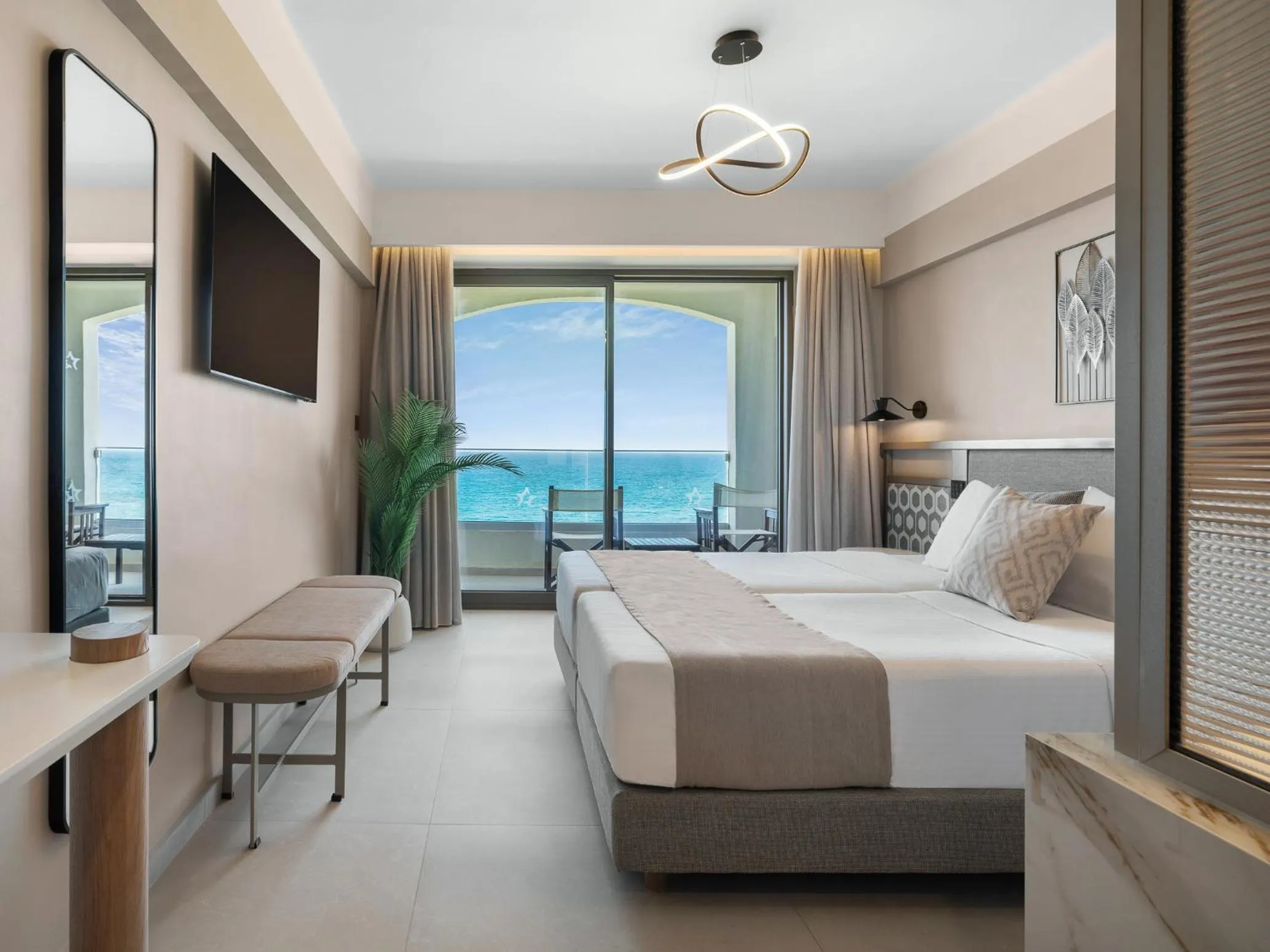 Superior High Floor Double Sea View  in Creta Star Hotel - Adults Only