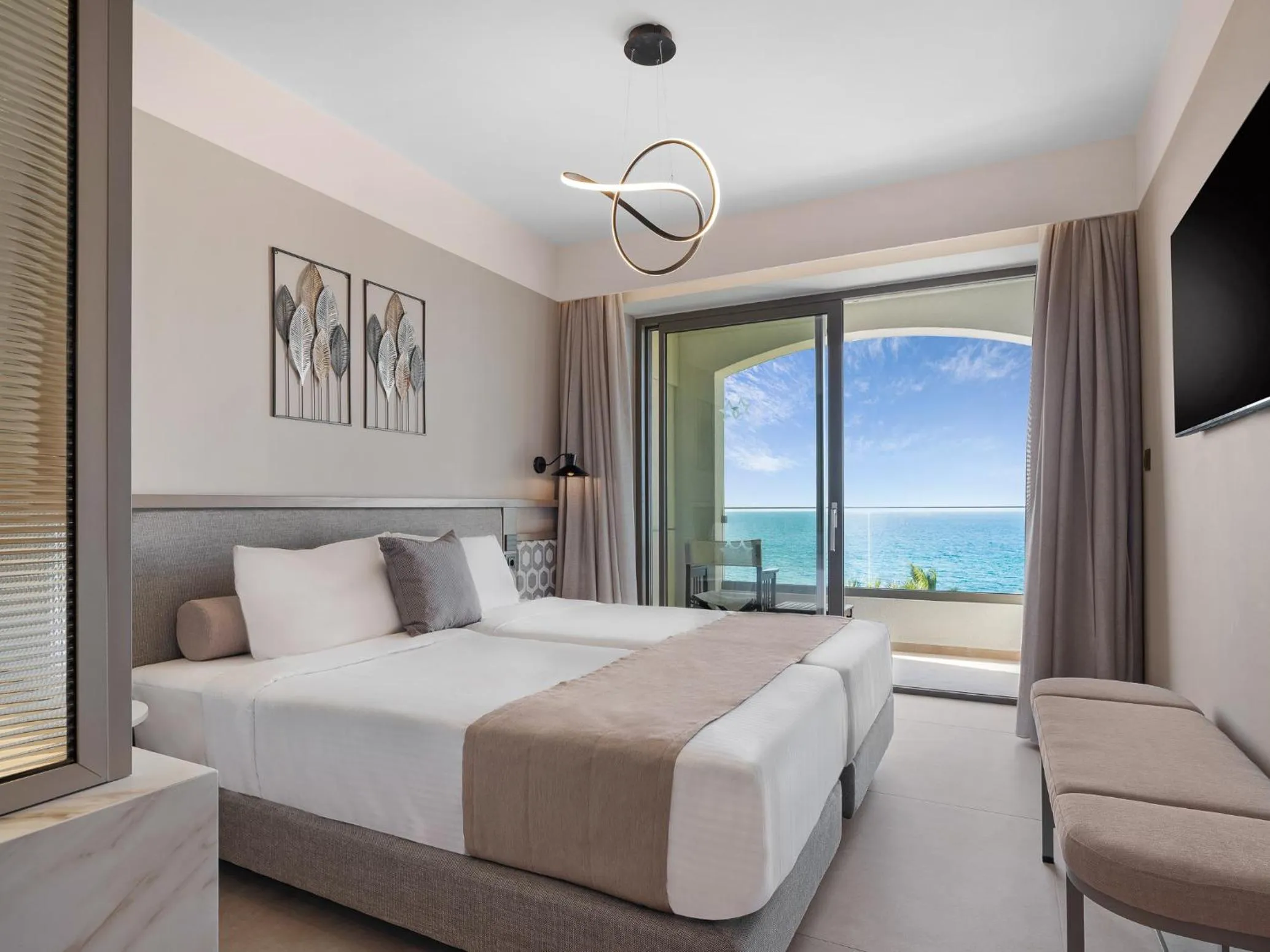 Bedroom, Bed in Creta Star Hotel - Adults Only