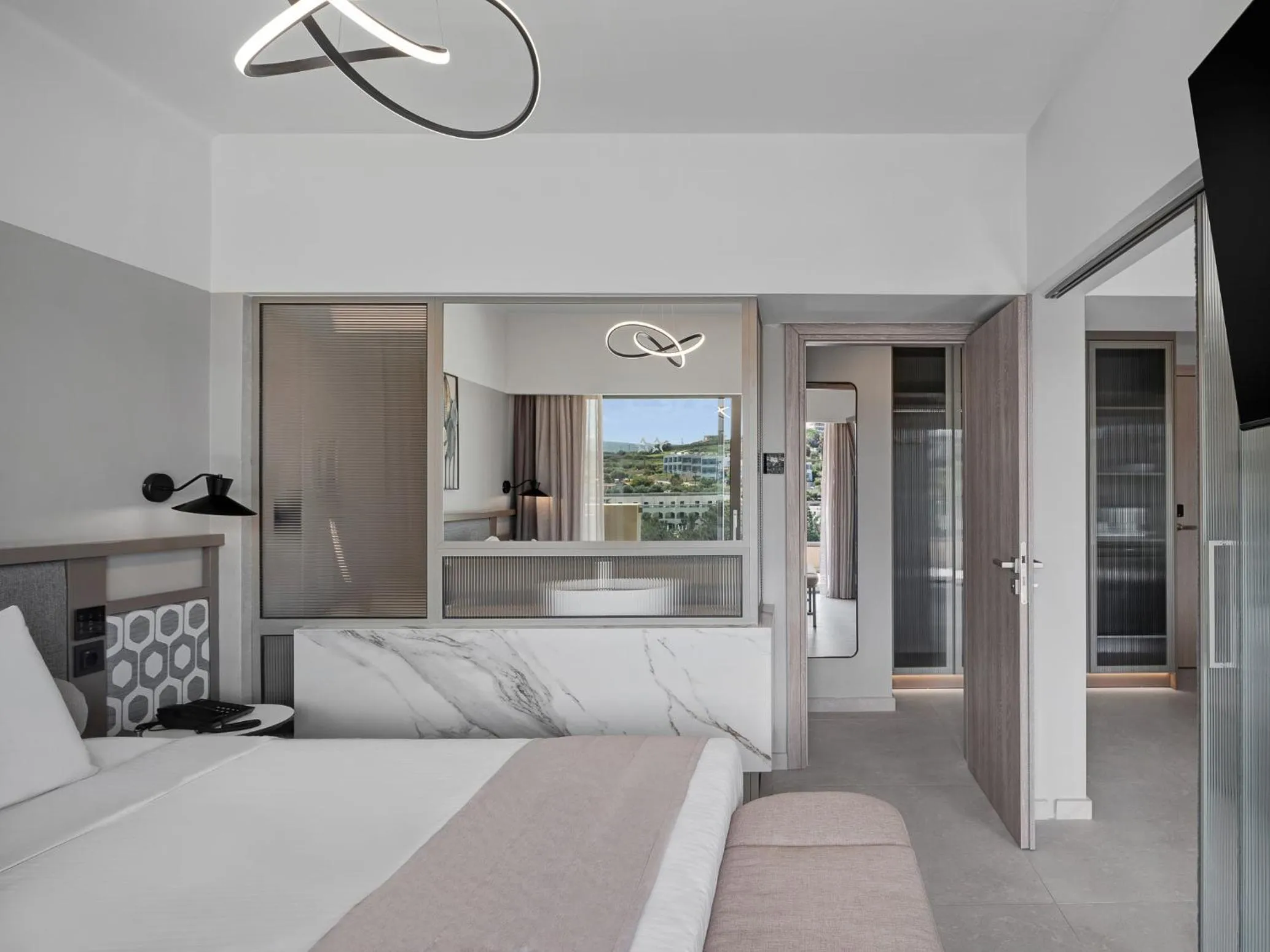 Bedroom, Bed in Creta Star Hotel - Adults Only