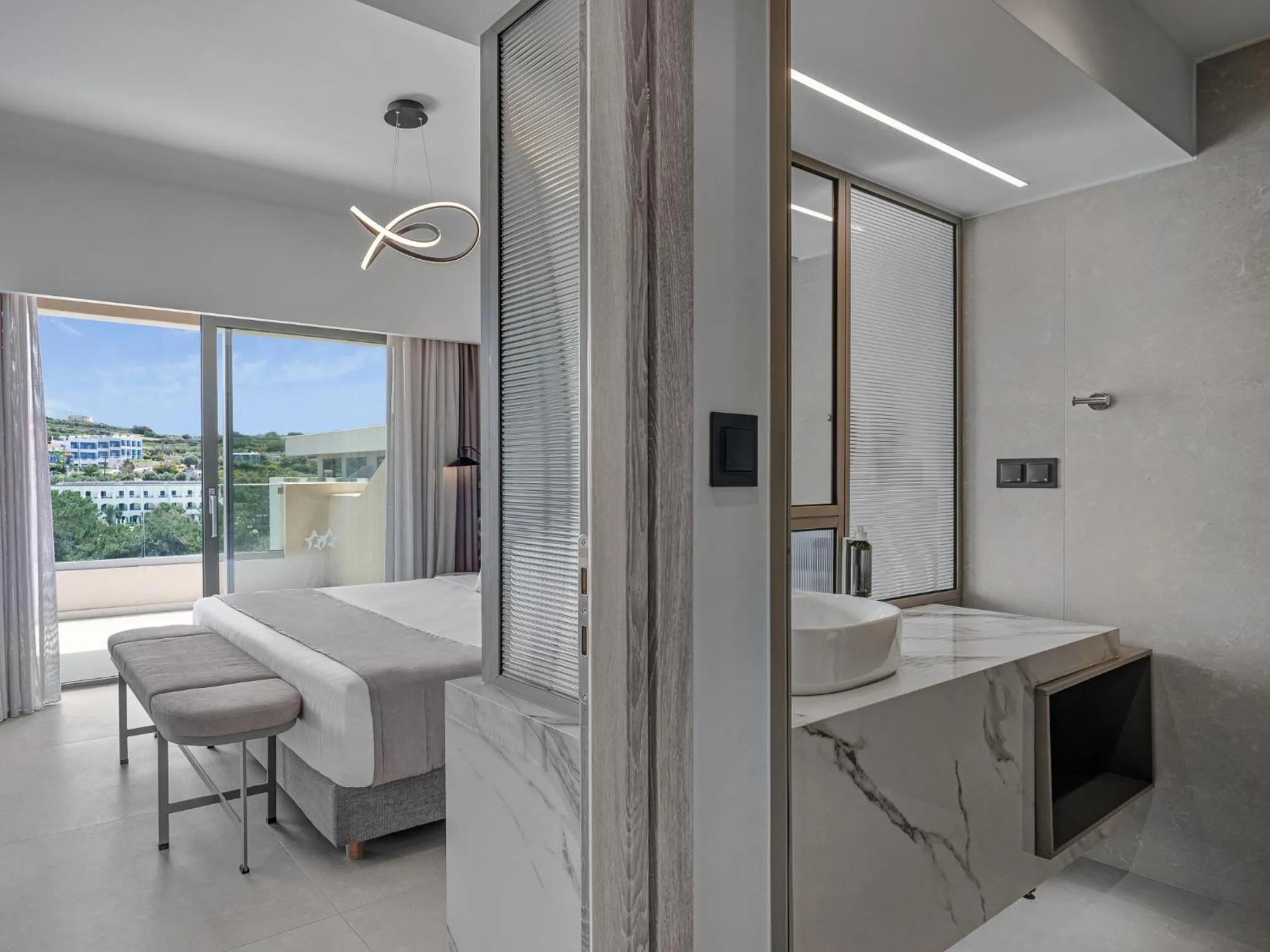 Bathroom in Creta Star Hotel - Adults Only