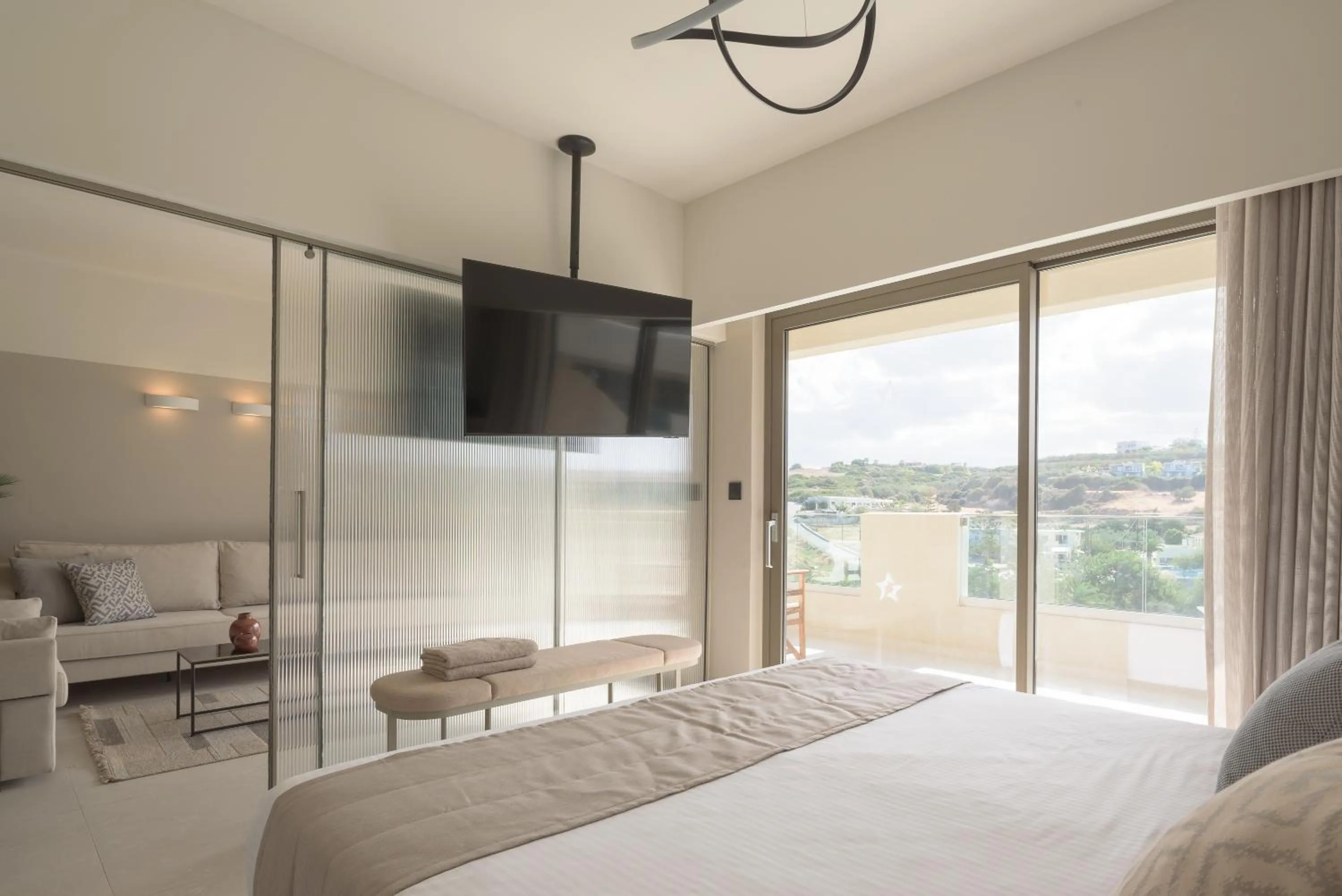 TV and multimedia, Bed in Creta Star Hotel - Adults Only