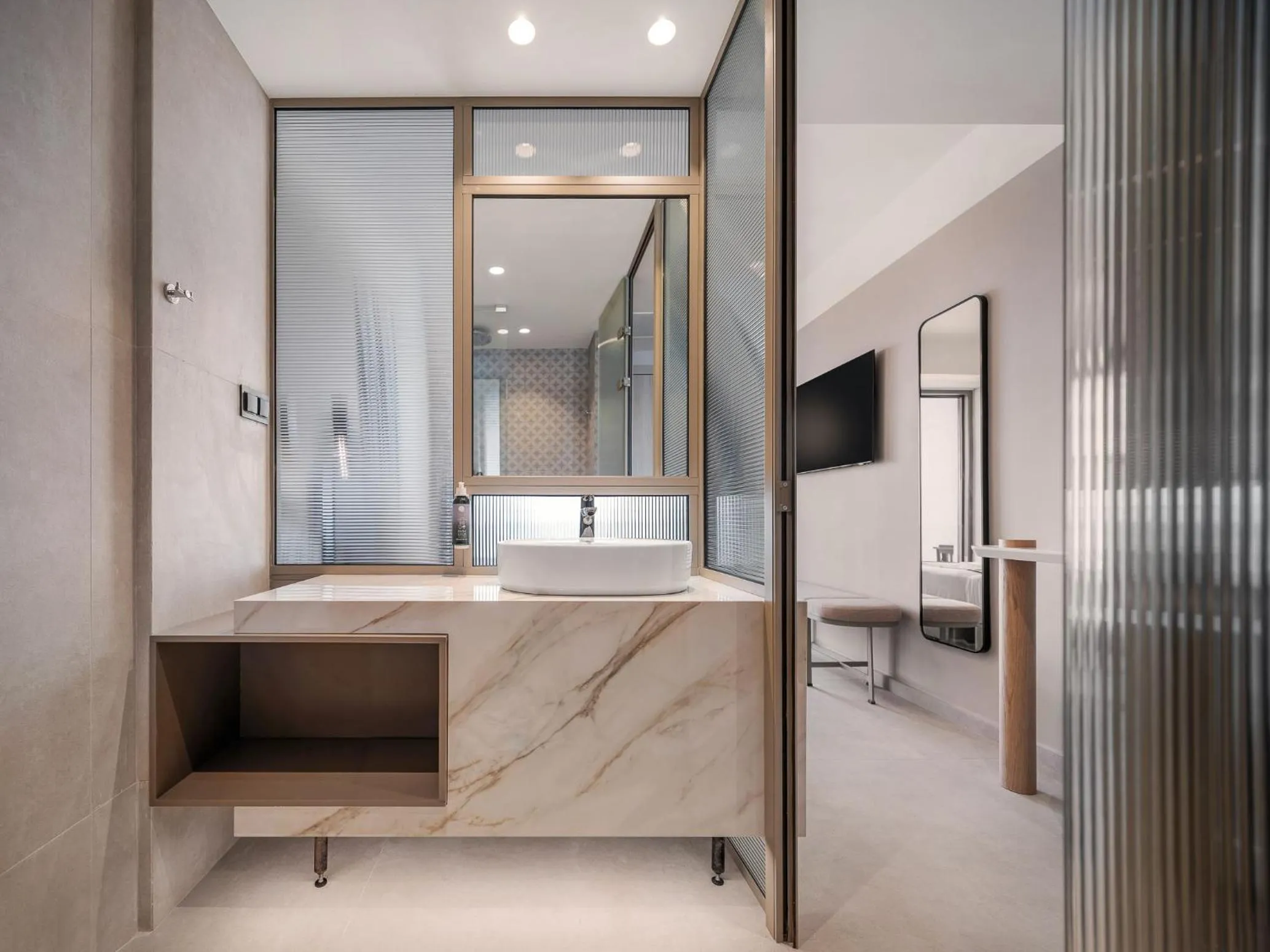 Bathroom in Creta Star Hotel - Adults Only
