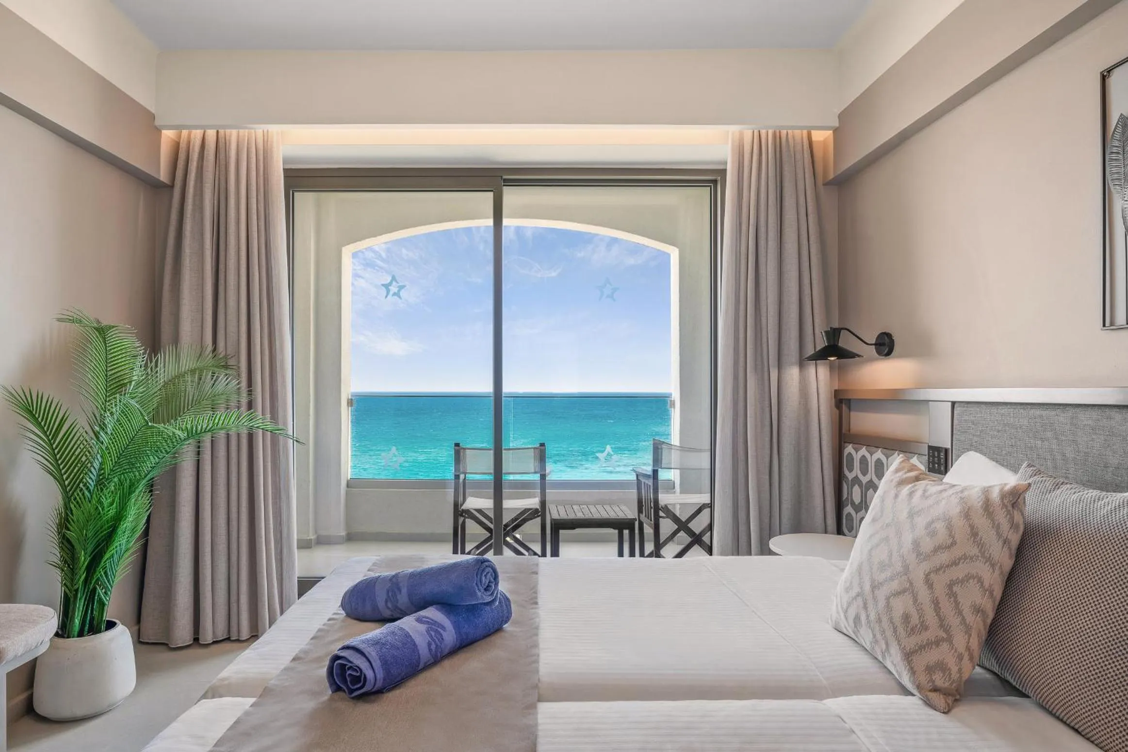 Bedroom, Bed in Creta Star Hotel - Adults Only