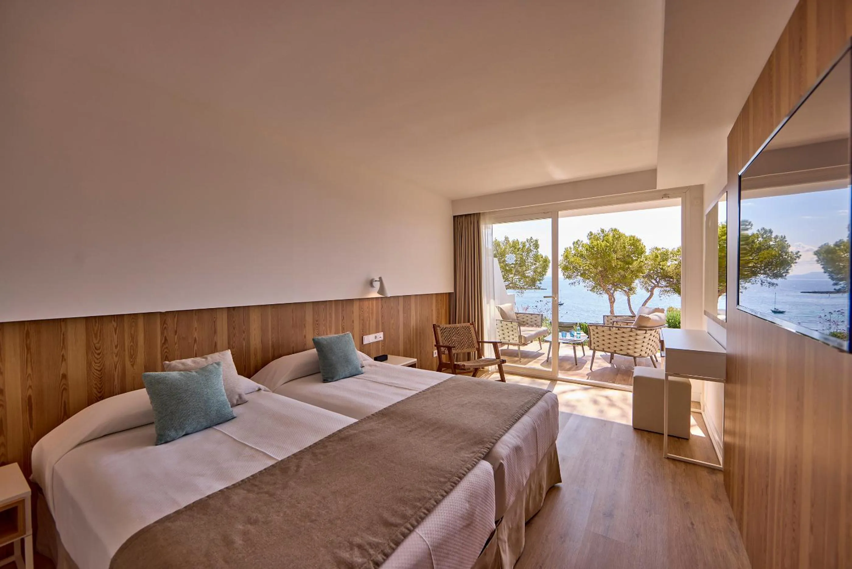 Bedroom, Bed in Aparthotel Ponent Mar