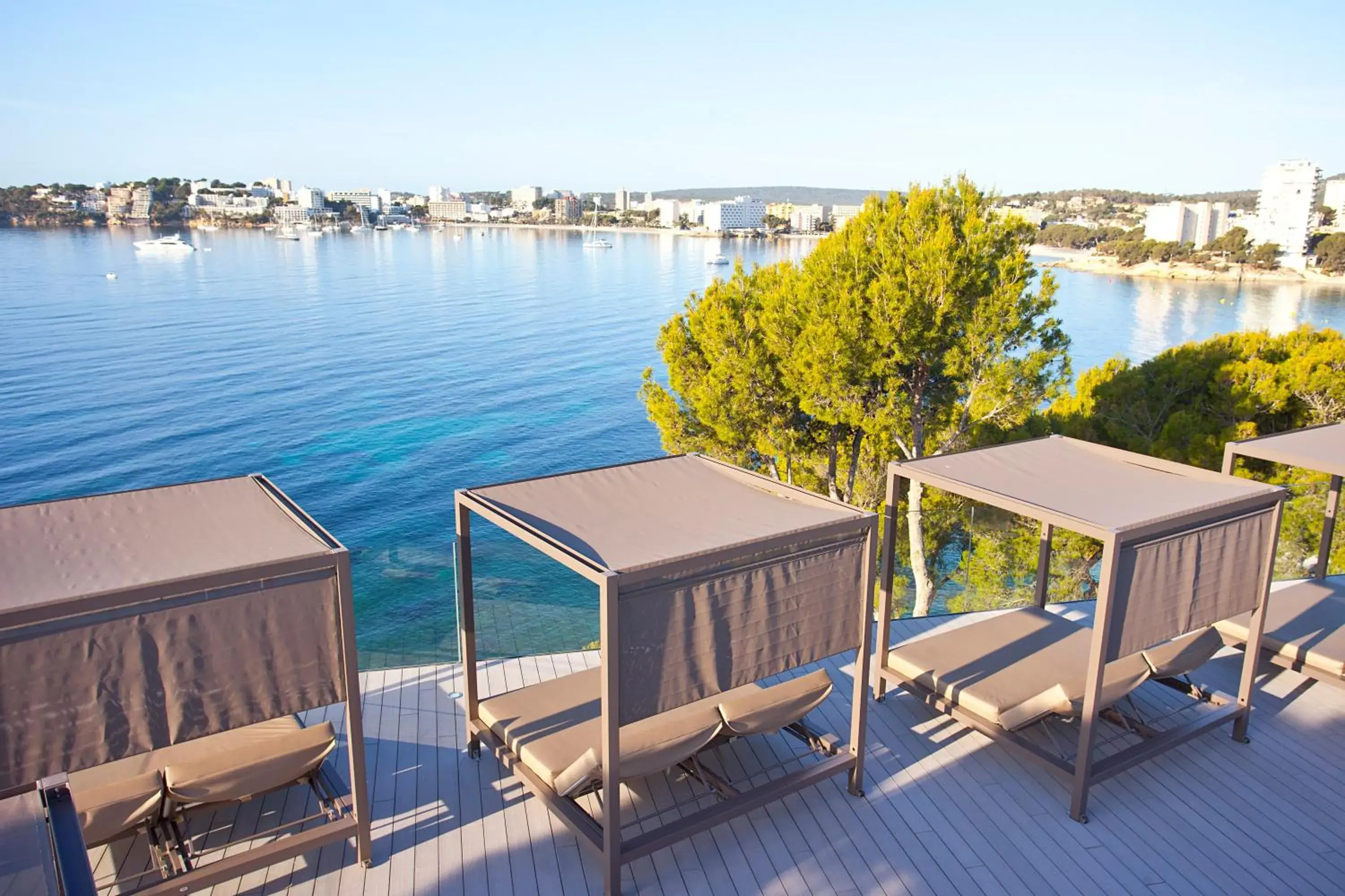 Sea view in Aparthotel Ponent Mar Sea view in Aparthotel Ponent Mar