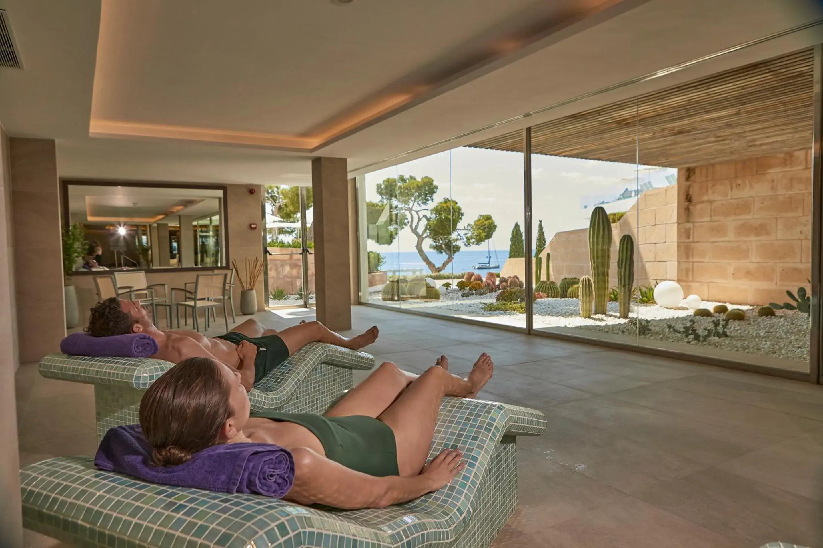 Spa and wellness centre/facilities in Aparthotel Ponent Mar Spa and wellness centre/facilities in Aparthotel Ponent Mar