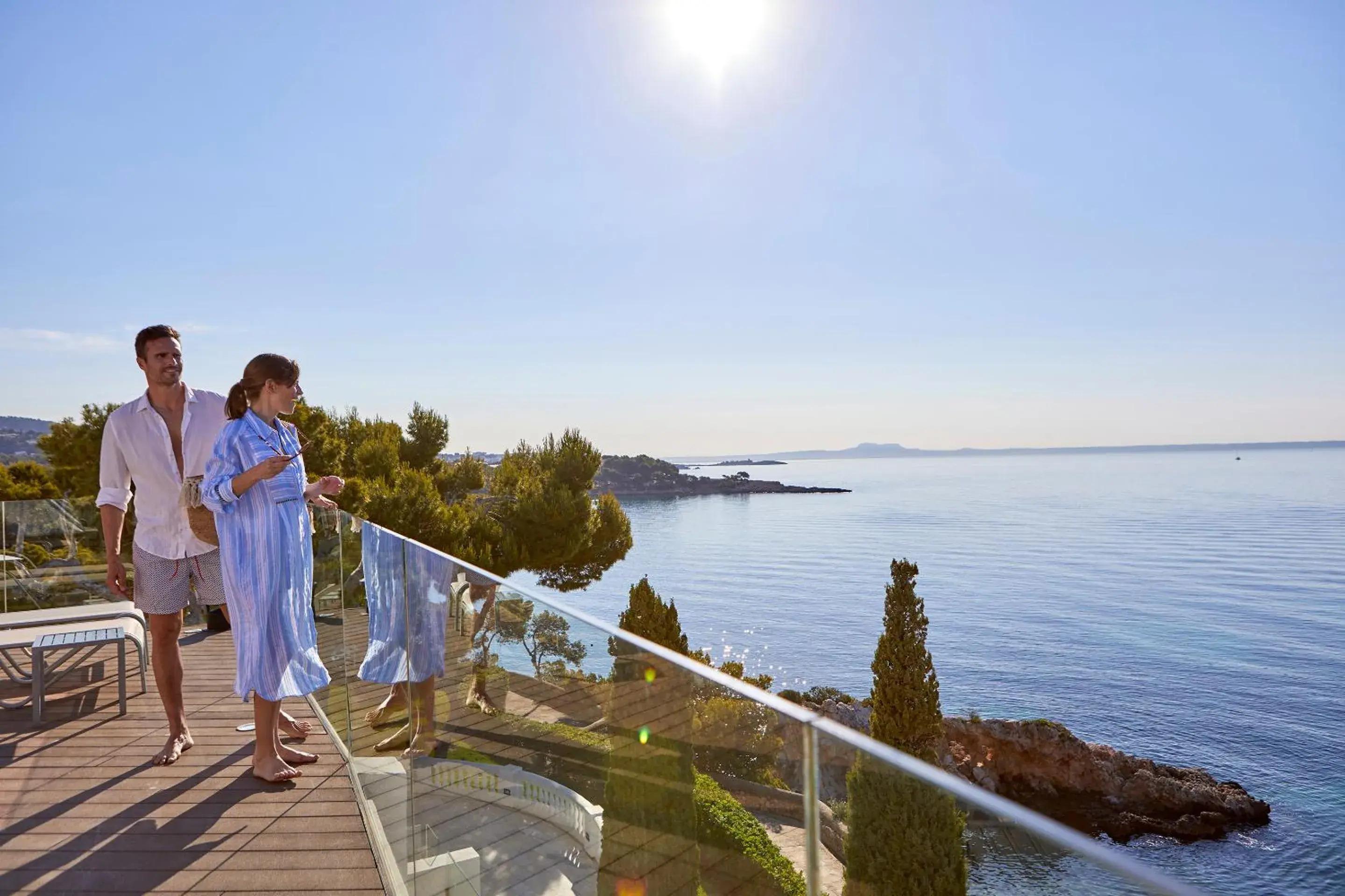 Sea view in Aparthotel Ponent Mar Sea view in Aparthotel Ponent Mar