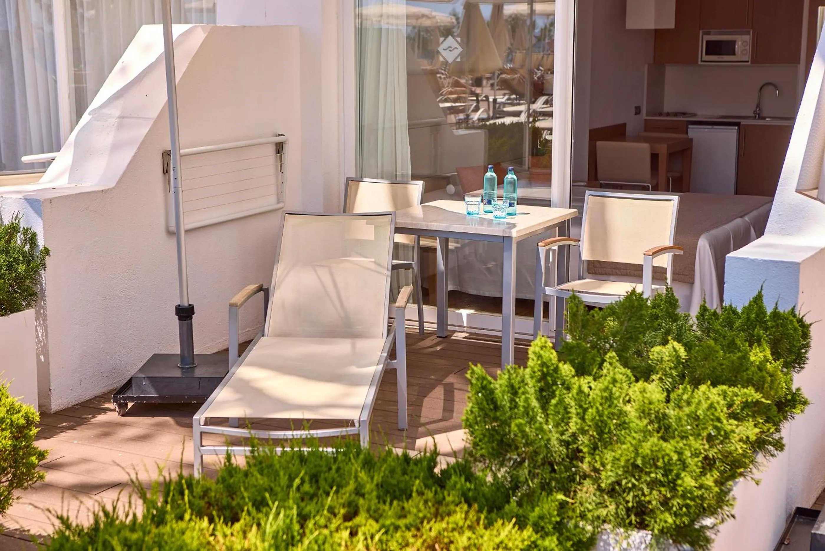 Balcony/Terrace in Aparthotel Ponent Mar