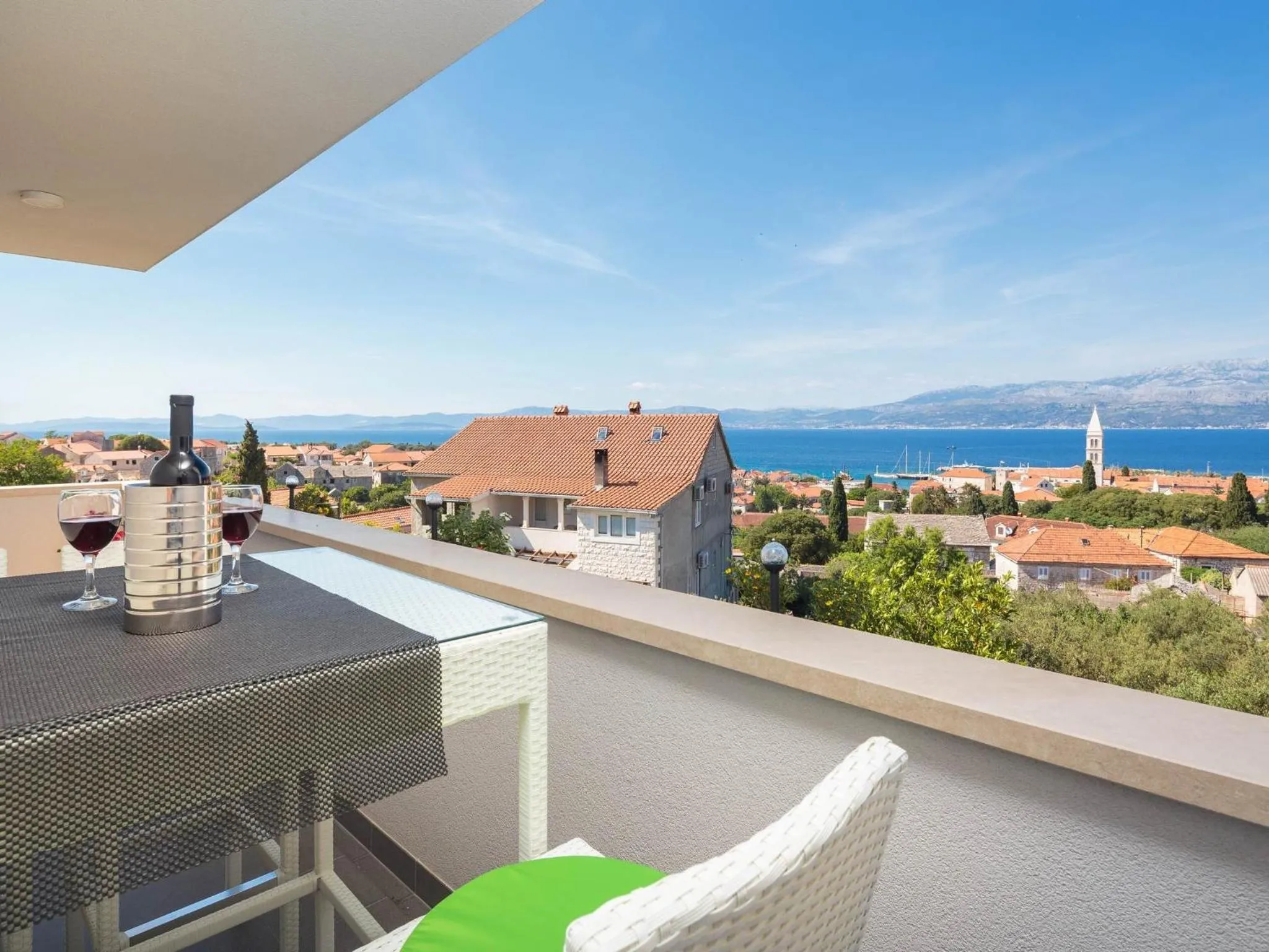 Balcony/Terrace in Apartment Lana ST