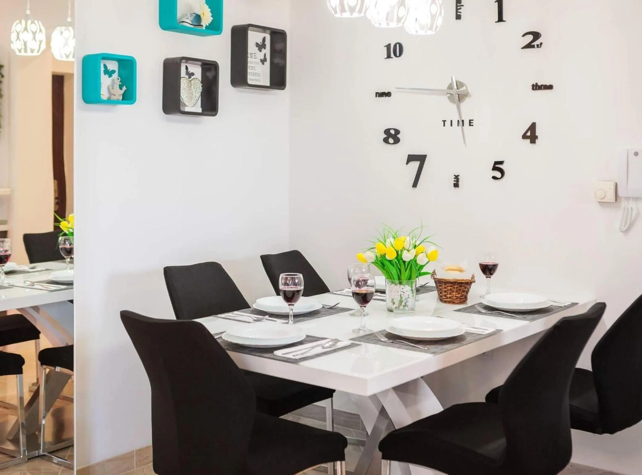 Dining area in Apartment Lana ST
