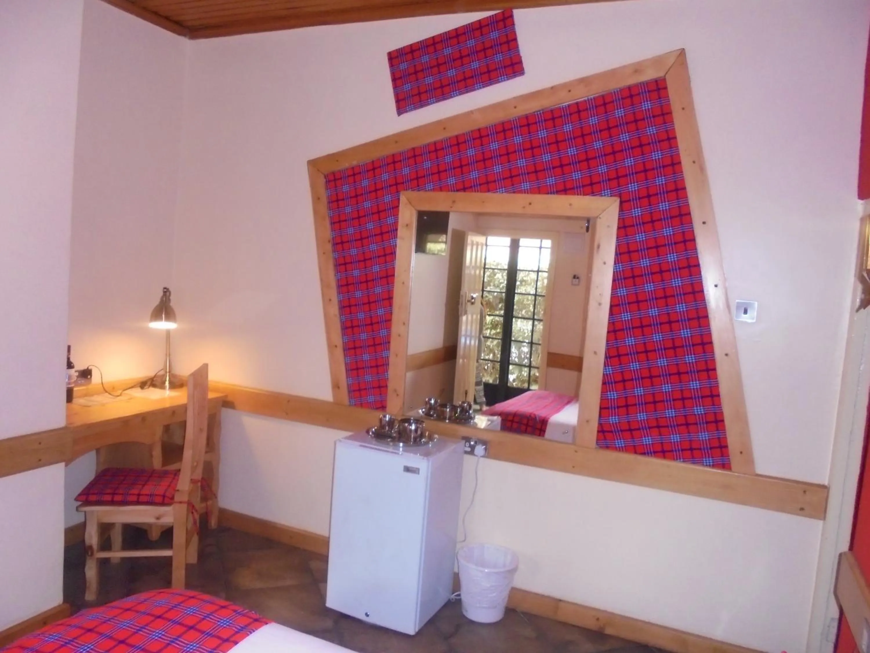 Decorative detail, Bed in Parklands Shade Hotel