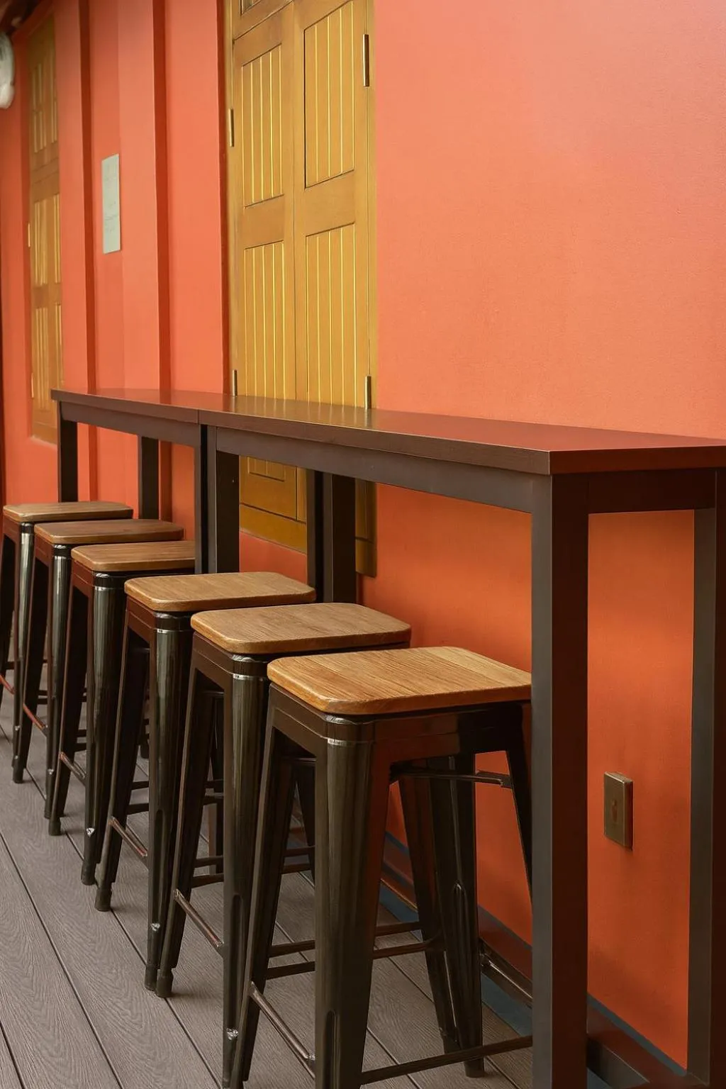 Dining area in Wink at Upper Cross Street