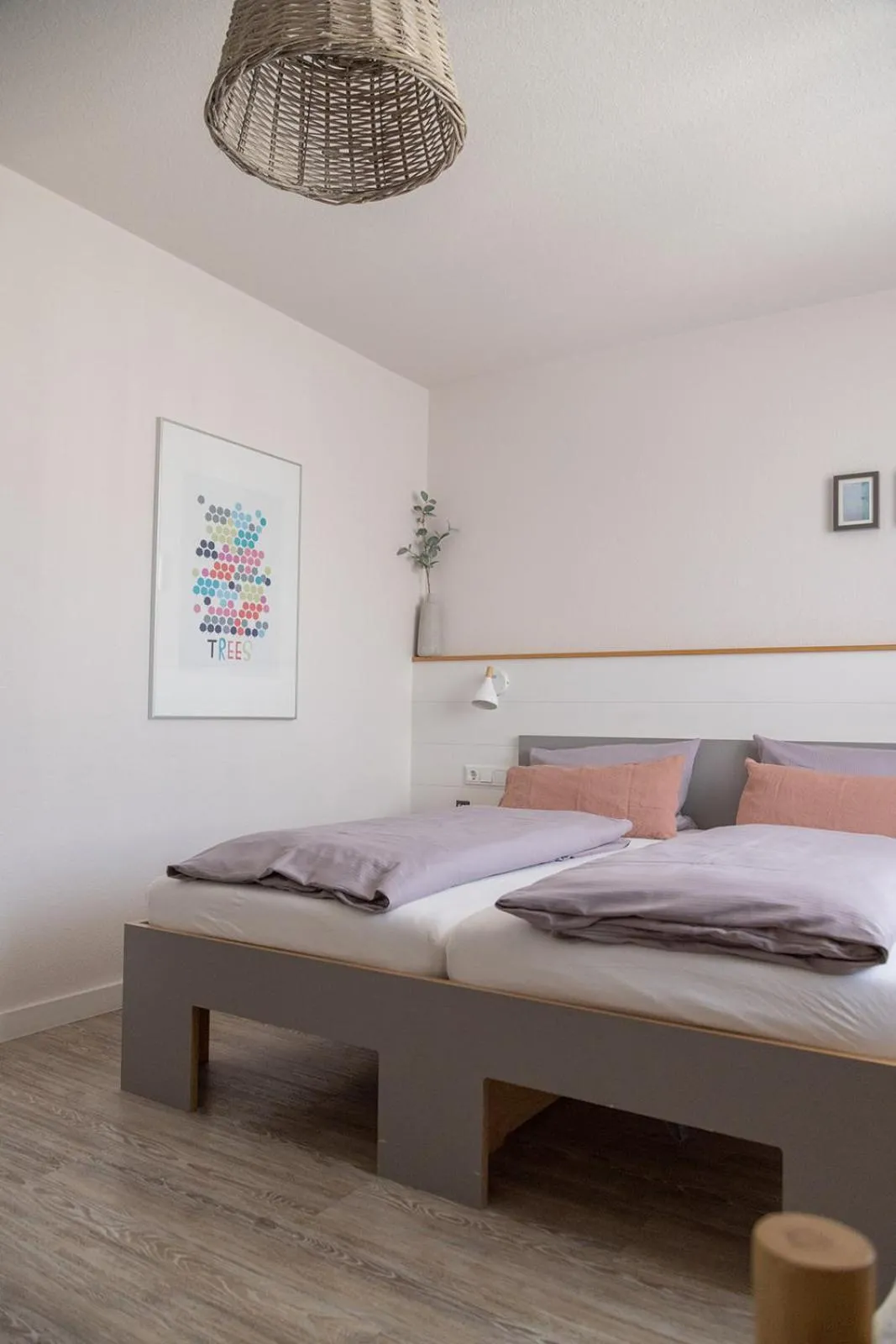 Photo of the whole room, Bed in Frühstückshotel Fürstenwerth