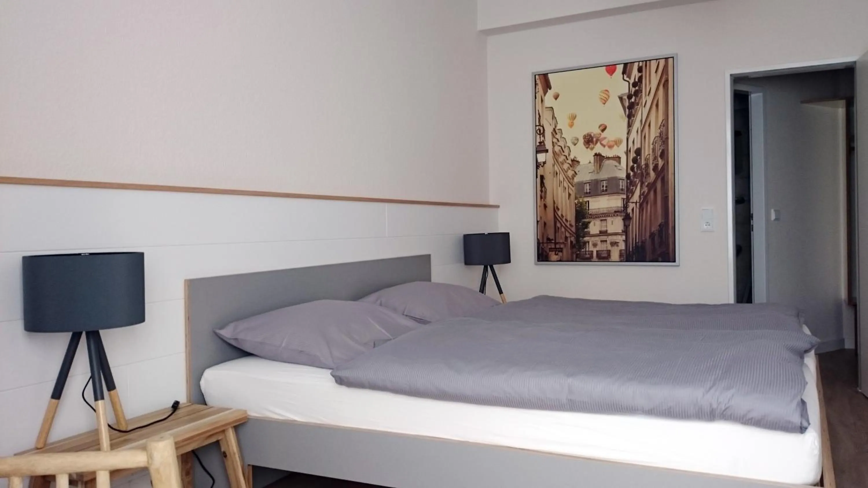 Photo of the whole room, Bed in Frühstückshotel Fürstenwerth