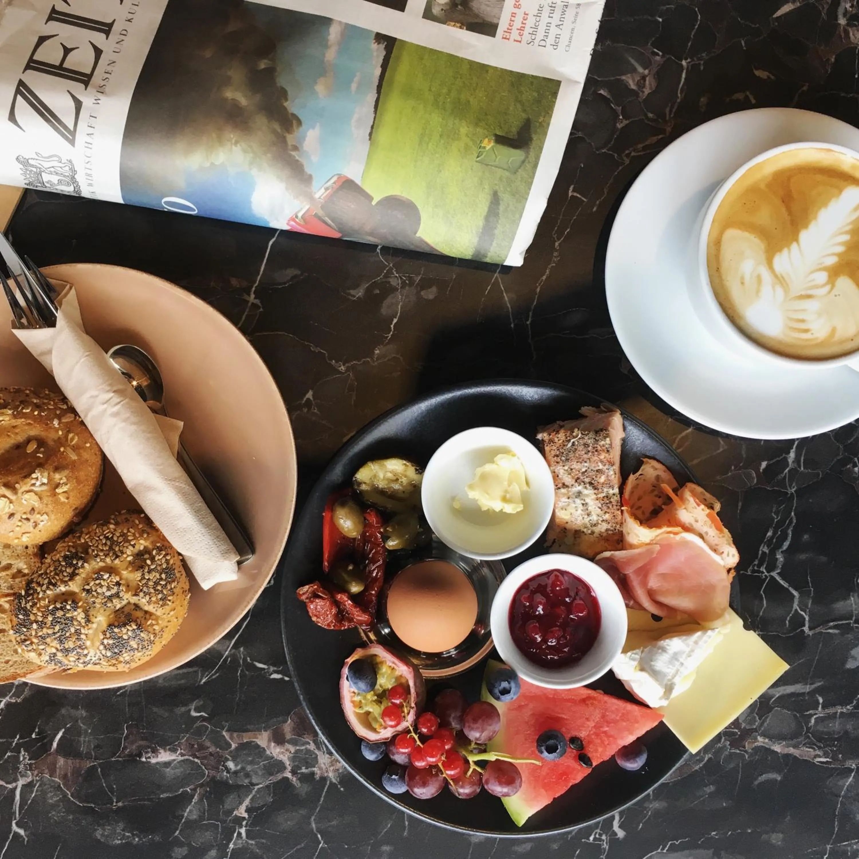 Breakfast in Frühstückshotel Fürstenwerth