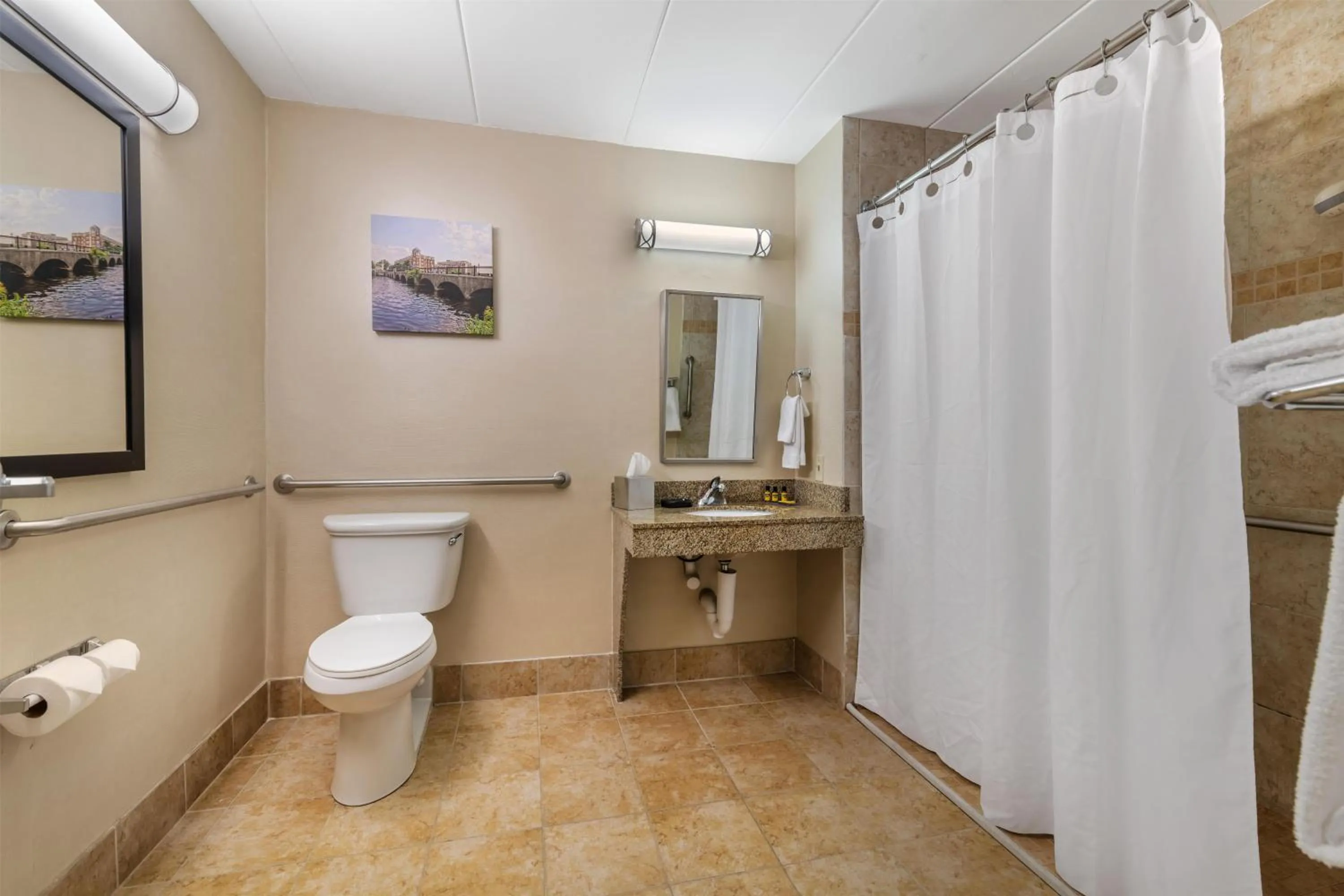 Bathroom in Best Western Plus Waltham Boston