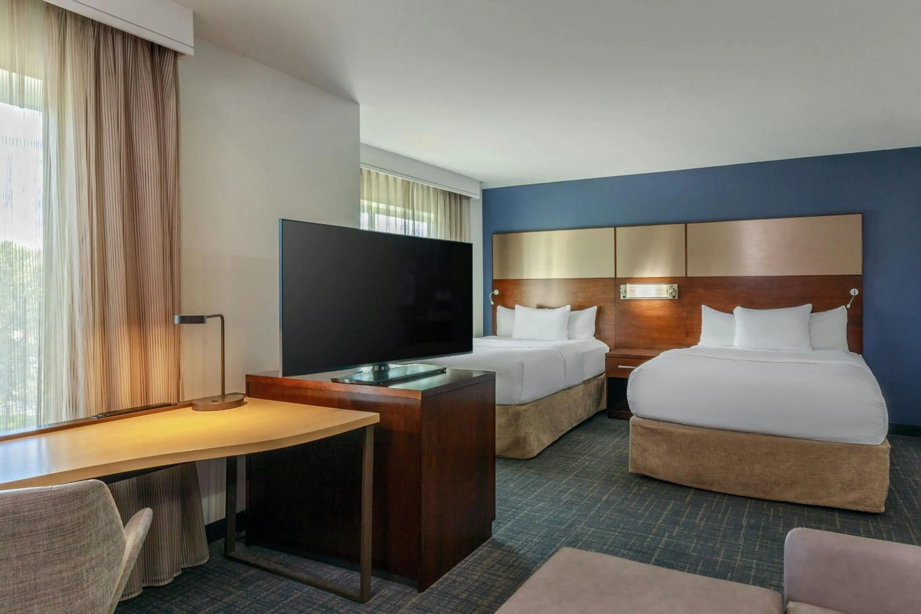 Bedroom, Bed in Residence Inn by Marriott Bath Brunswick Area