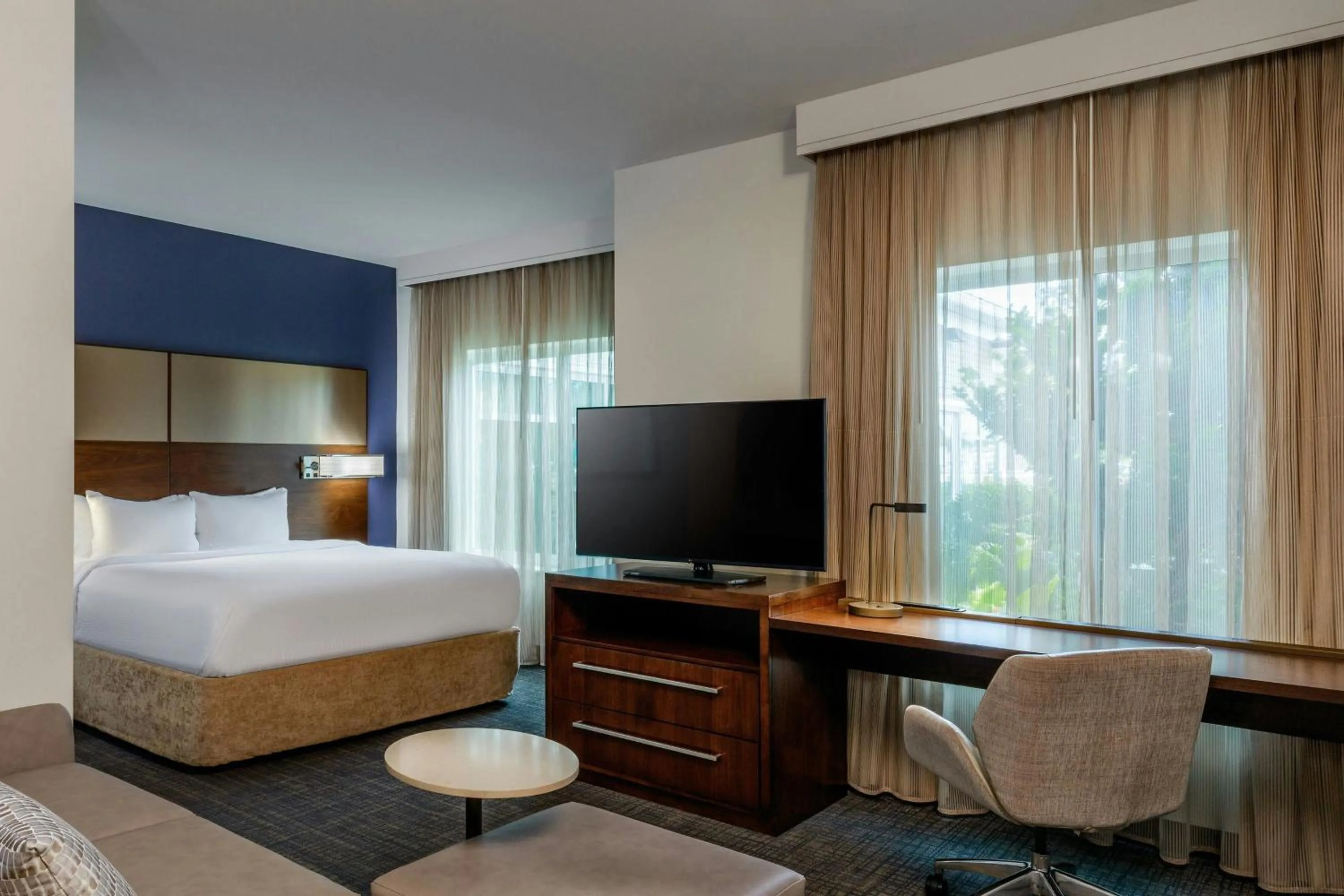 Bedroom, Bed in Residence Inn by Marriott Bath Brunswick Area