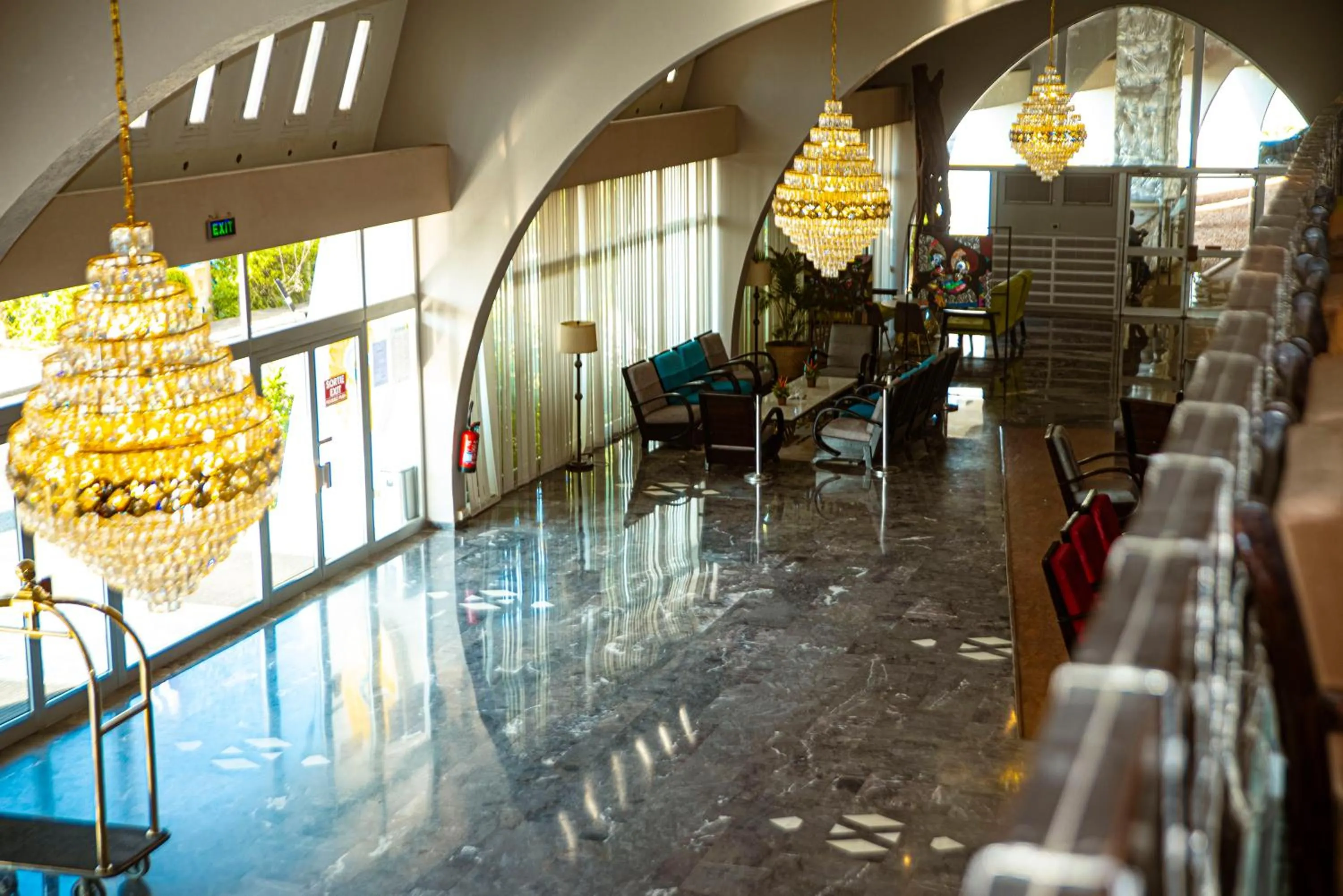 Lobby or reception in Hôtel Sarakawa