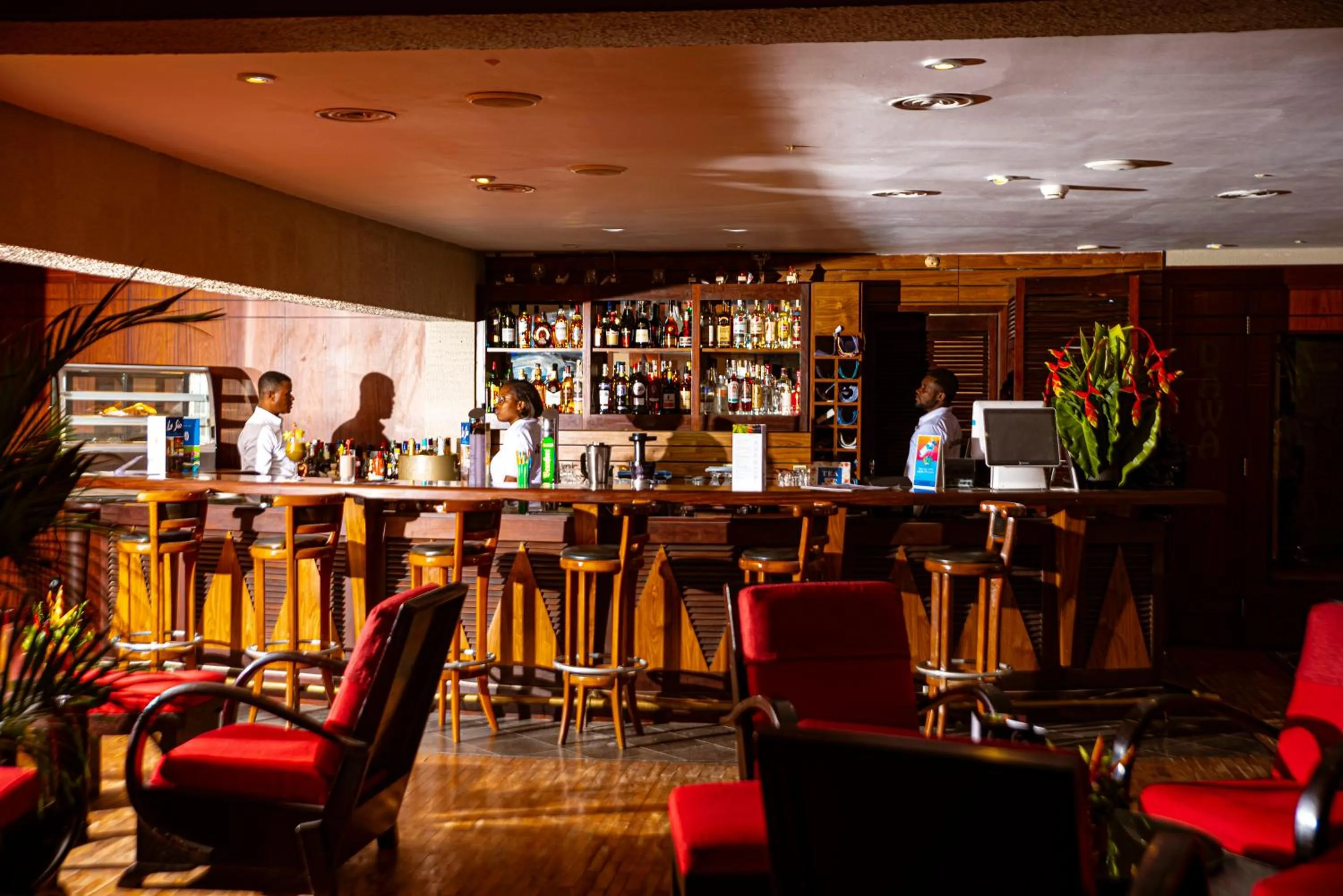 Lounge or bar in Hôtel Sarakawa