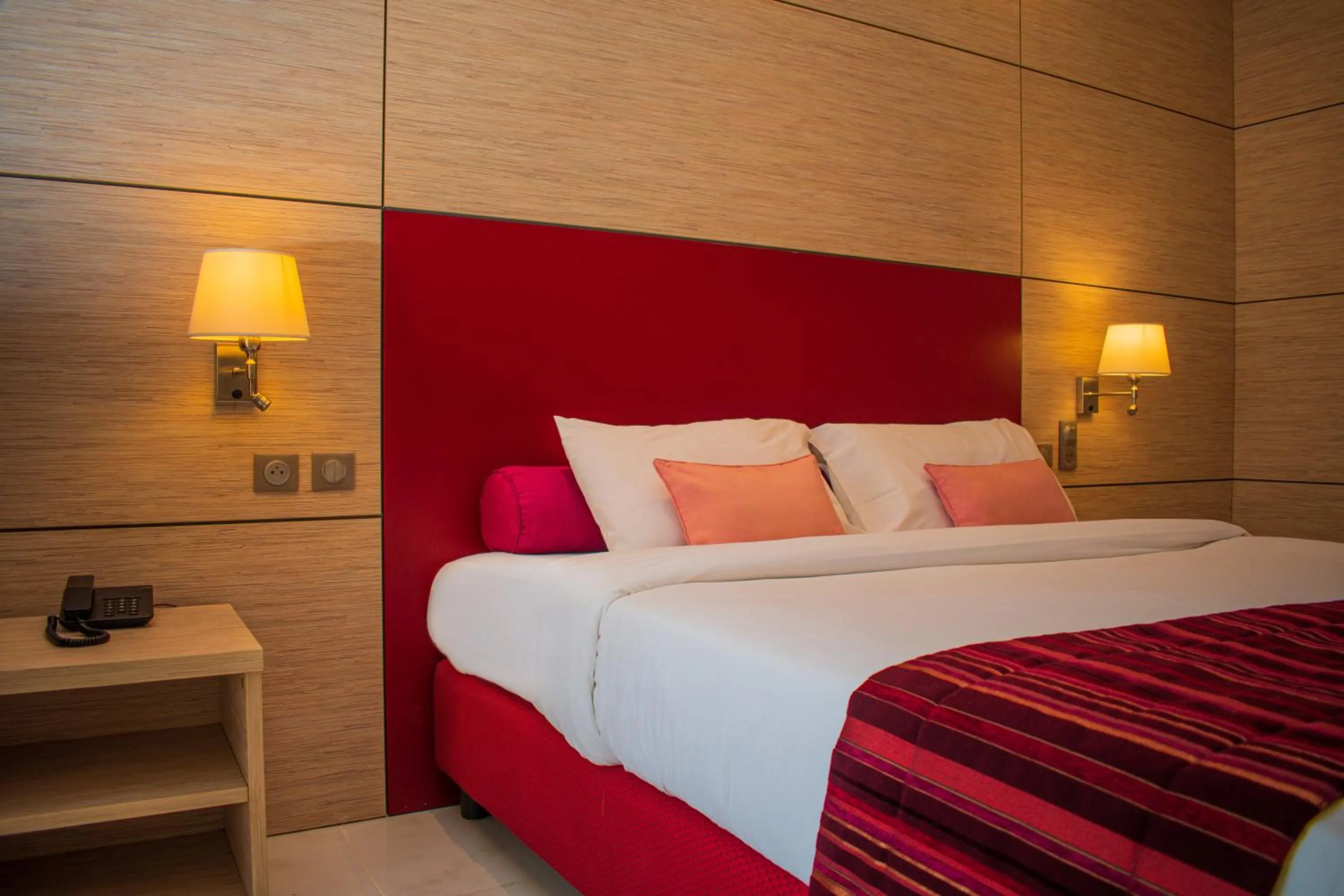 Bed in Hôtel Sarakawa